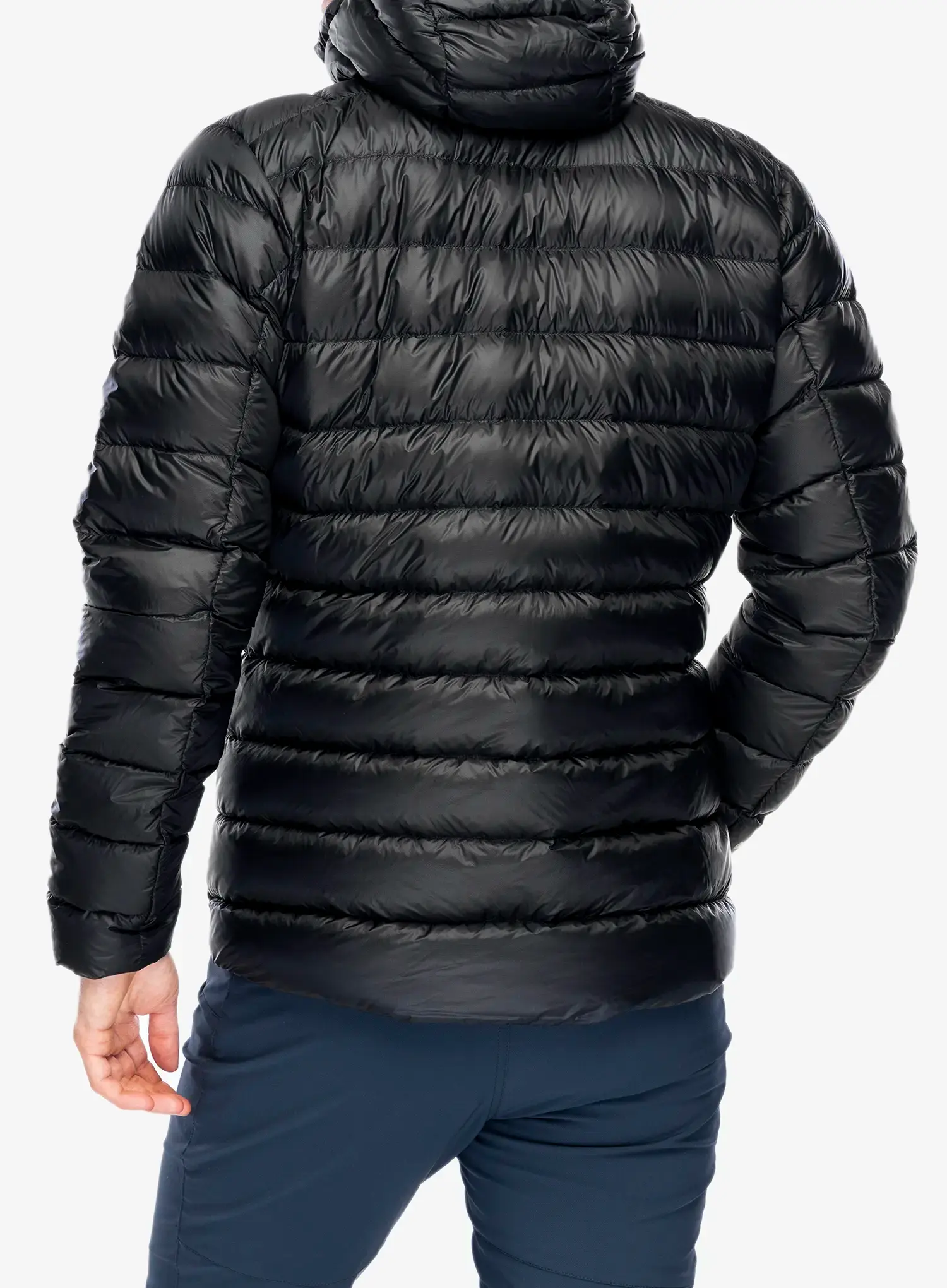 Péřová bunda Montane Alpine 850 Lite Hoodie - black