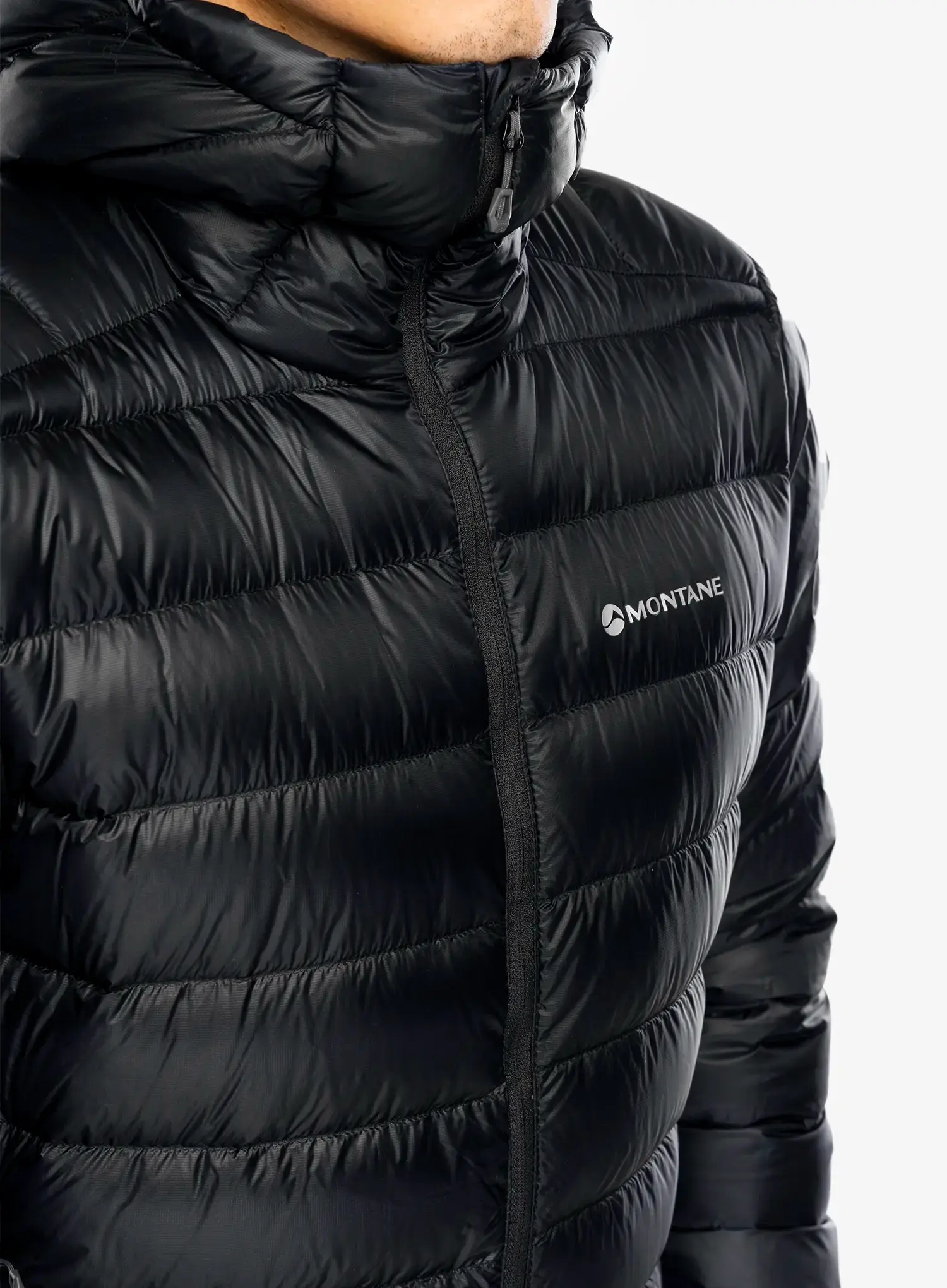 Péřová bunda Montane Alpine 850 Lite Hoodie - black