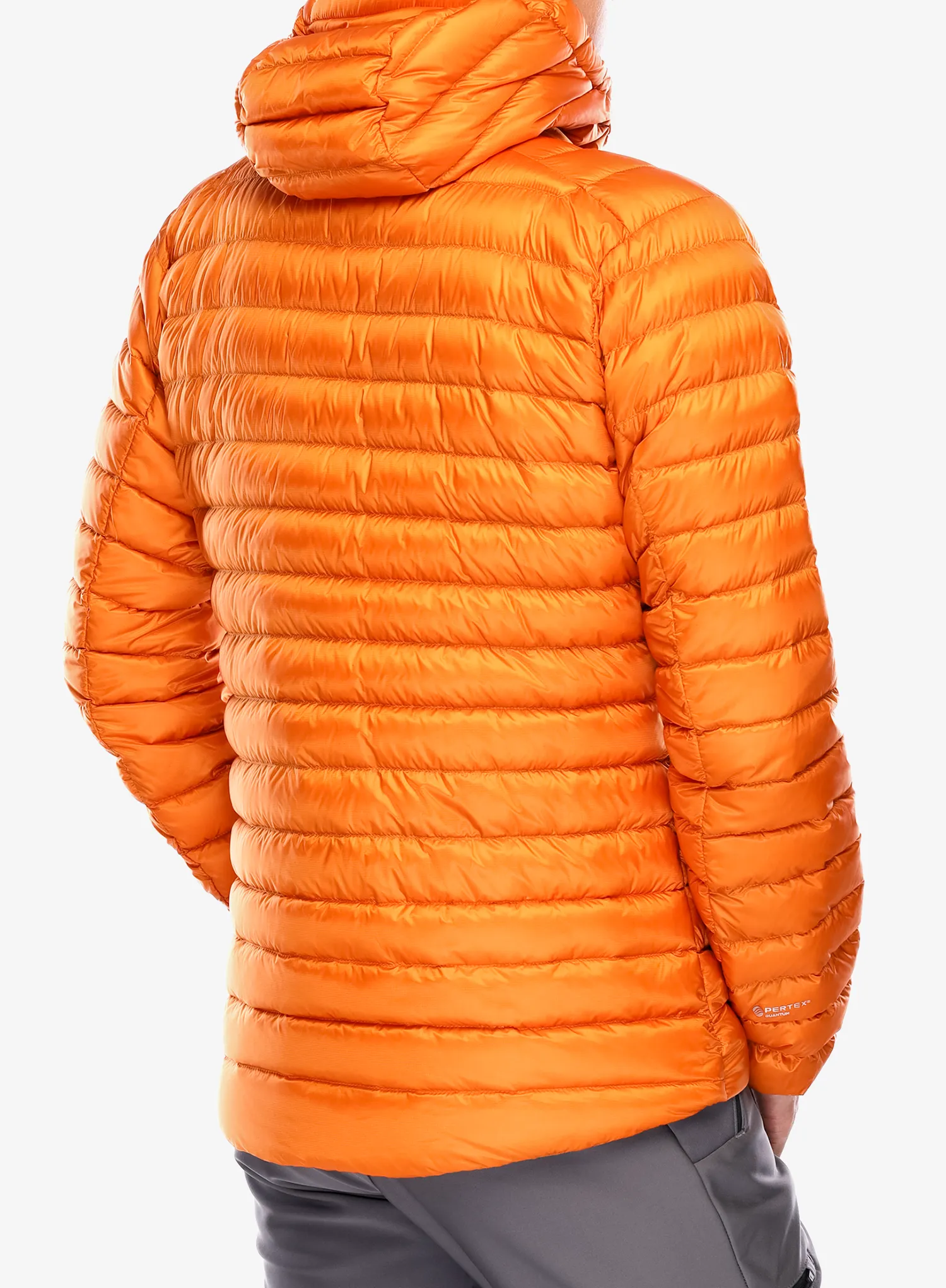 Péřová bunda Montane Anti-Freeze Hoodie - flame orange