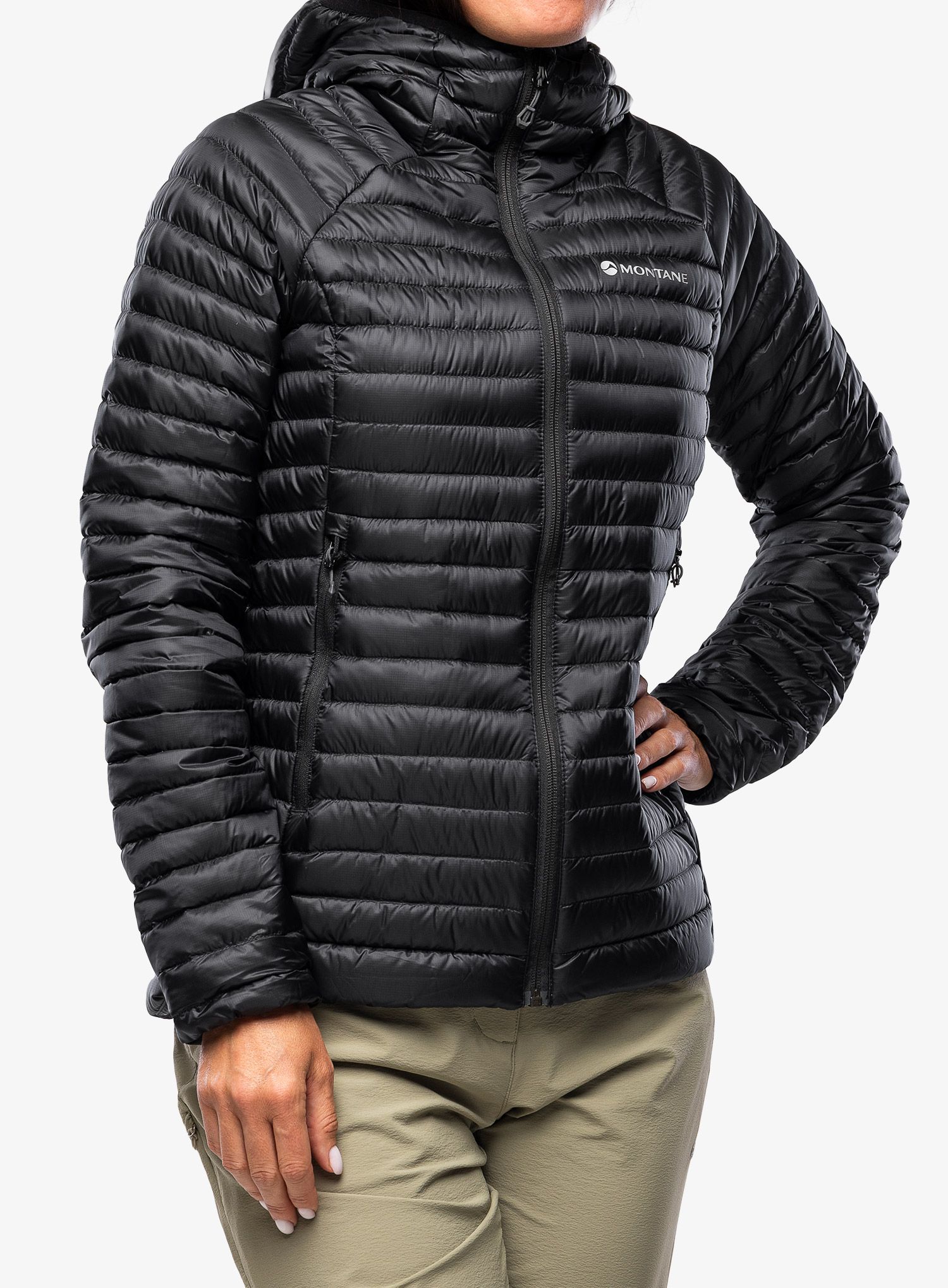 Dámská péřová bunda Montane Anti-Freeze Lite Hoodie - black