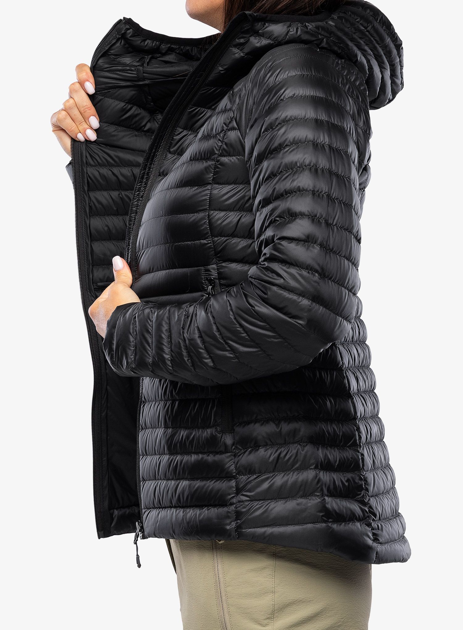 Dámská péřová bunda Montane Anti-Freeze Lite Hoodie - black