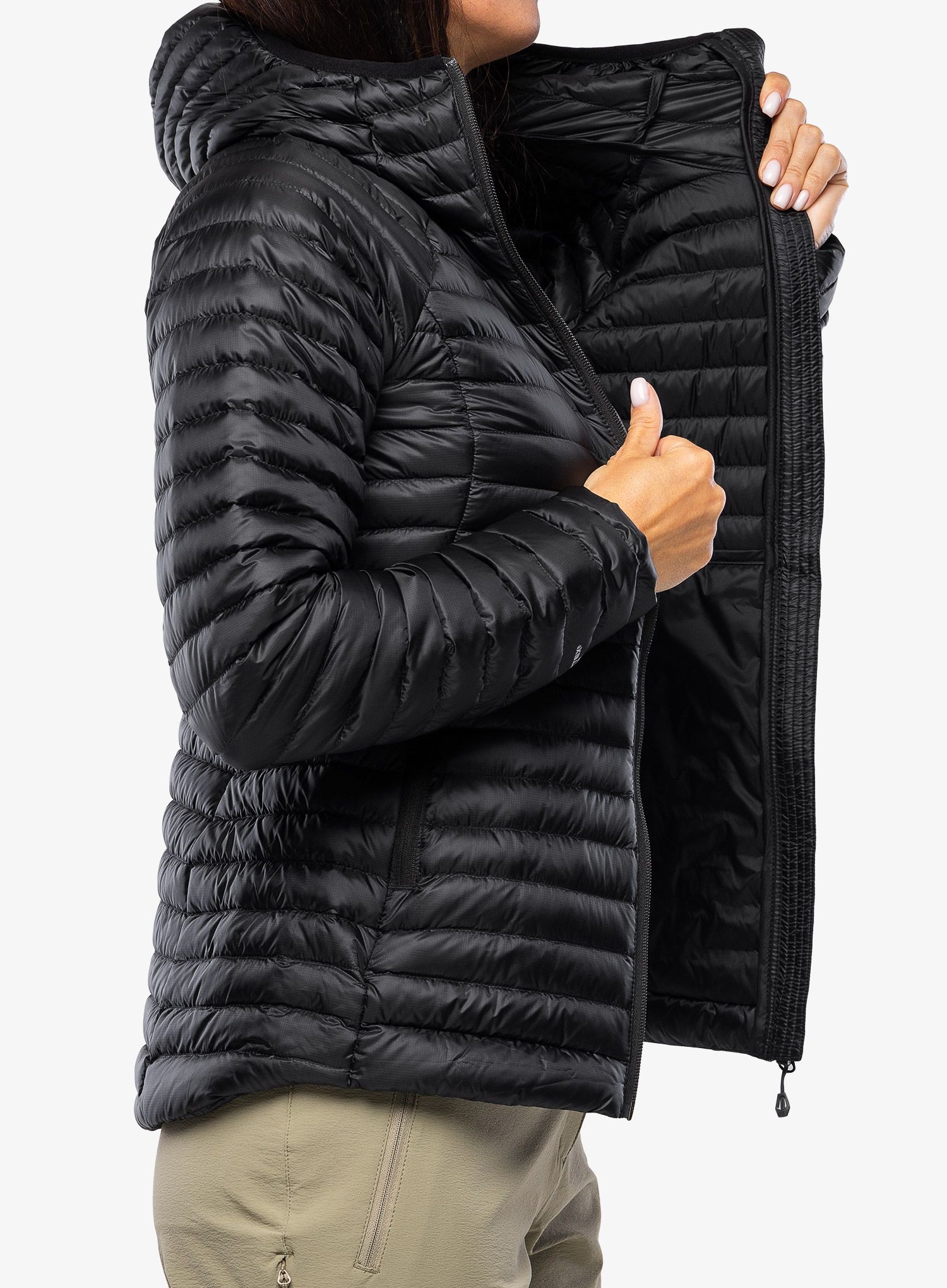 Dámská péřová bunda Montane Anti-Freeze Lite Hoodie - black