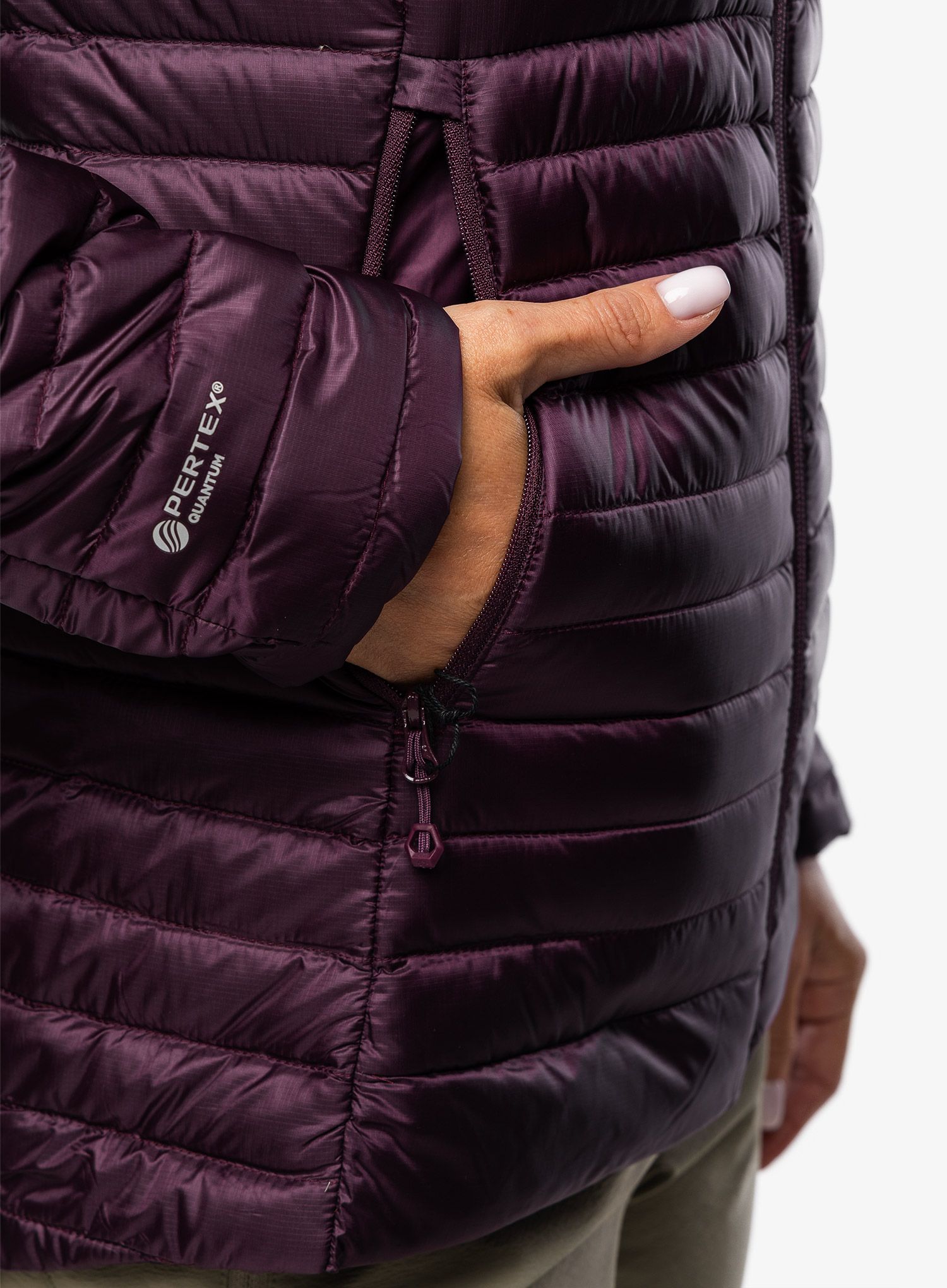 Dámská péřová bunda Montane Anti-Freeze Lite Hoodie - saskatoon berry