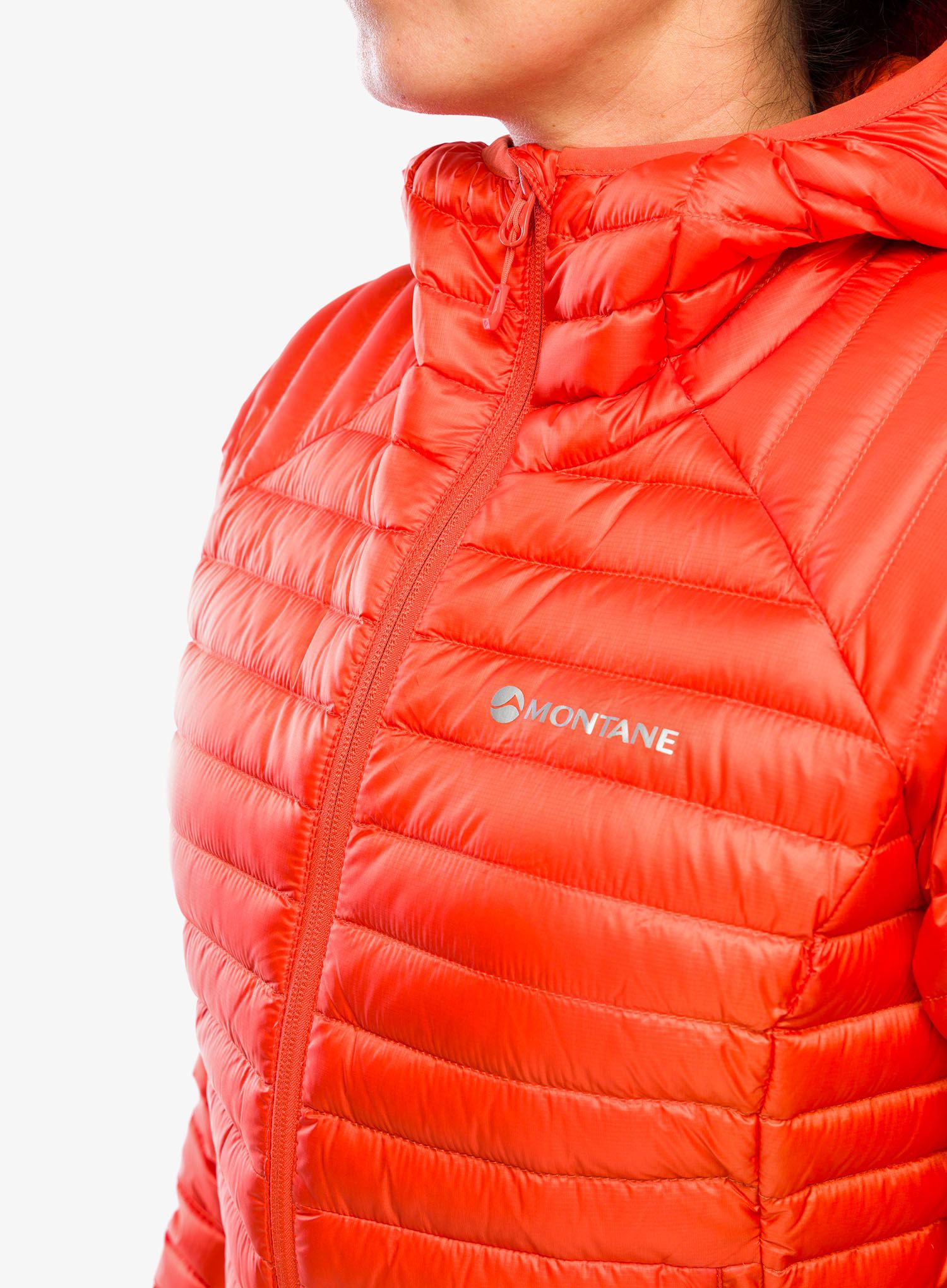 Dámská péřová bunda Montane Anti-Freeze Lite Hoodie - tigerlily