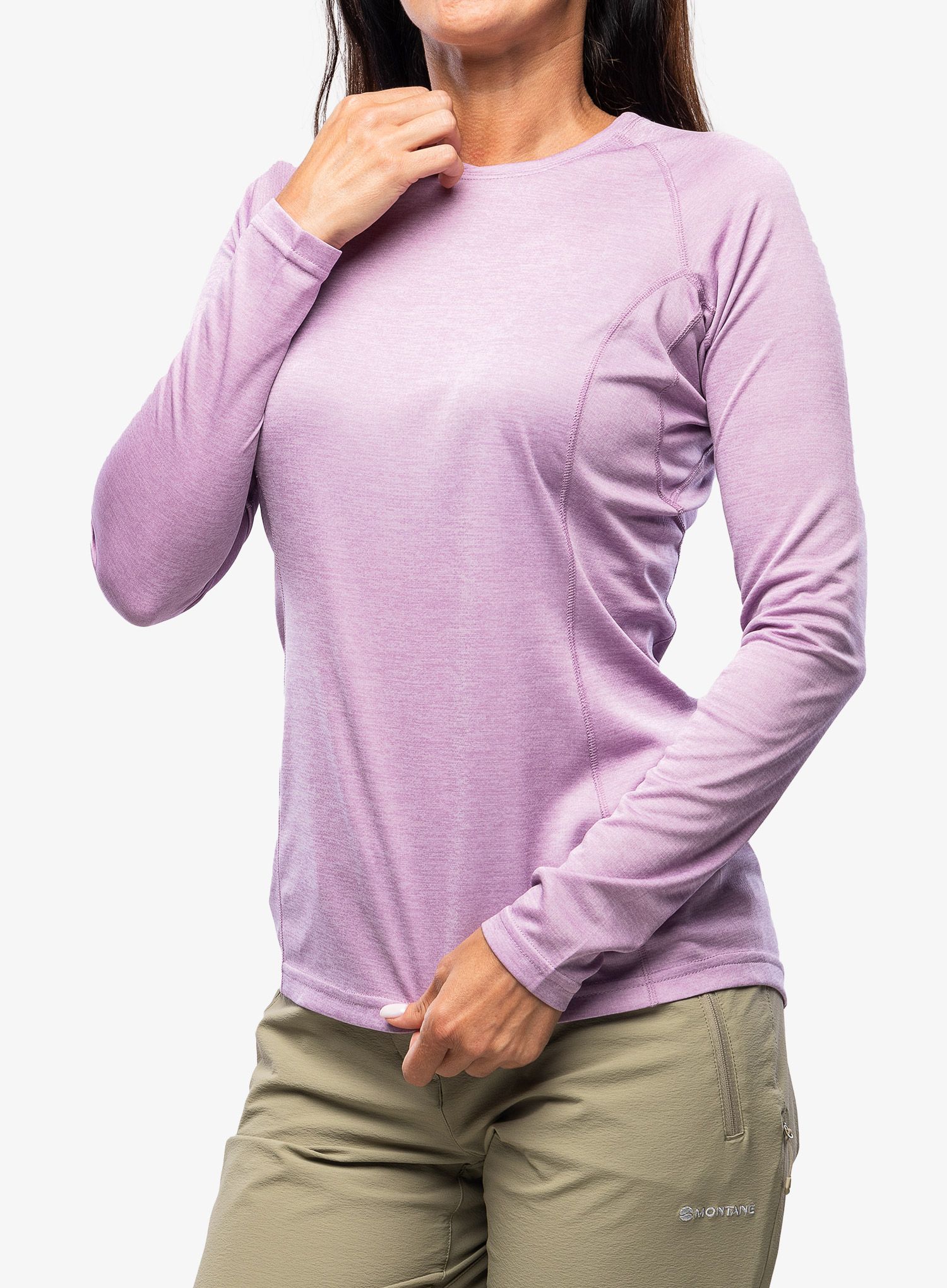 Dámská funkční mikina Montane Dart Long Sleeve T-Shirt - allium