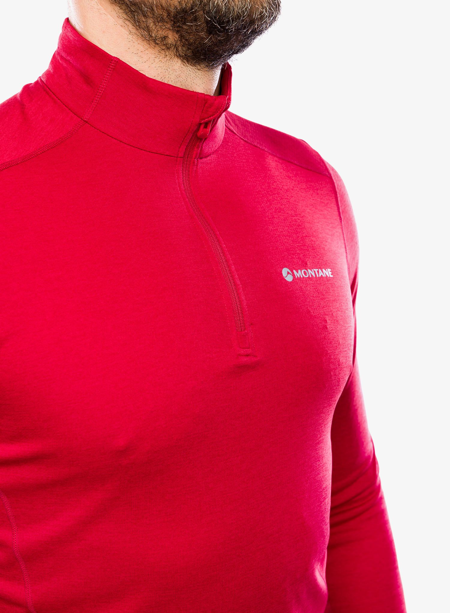 Funkční mikina Montane Dart Zip Neck - acer red