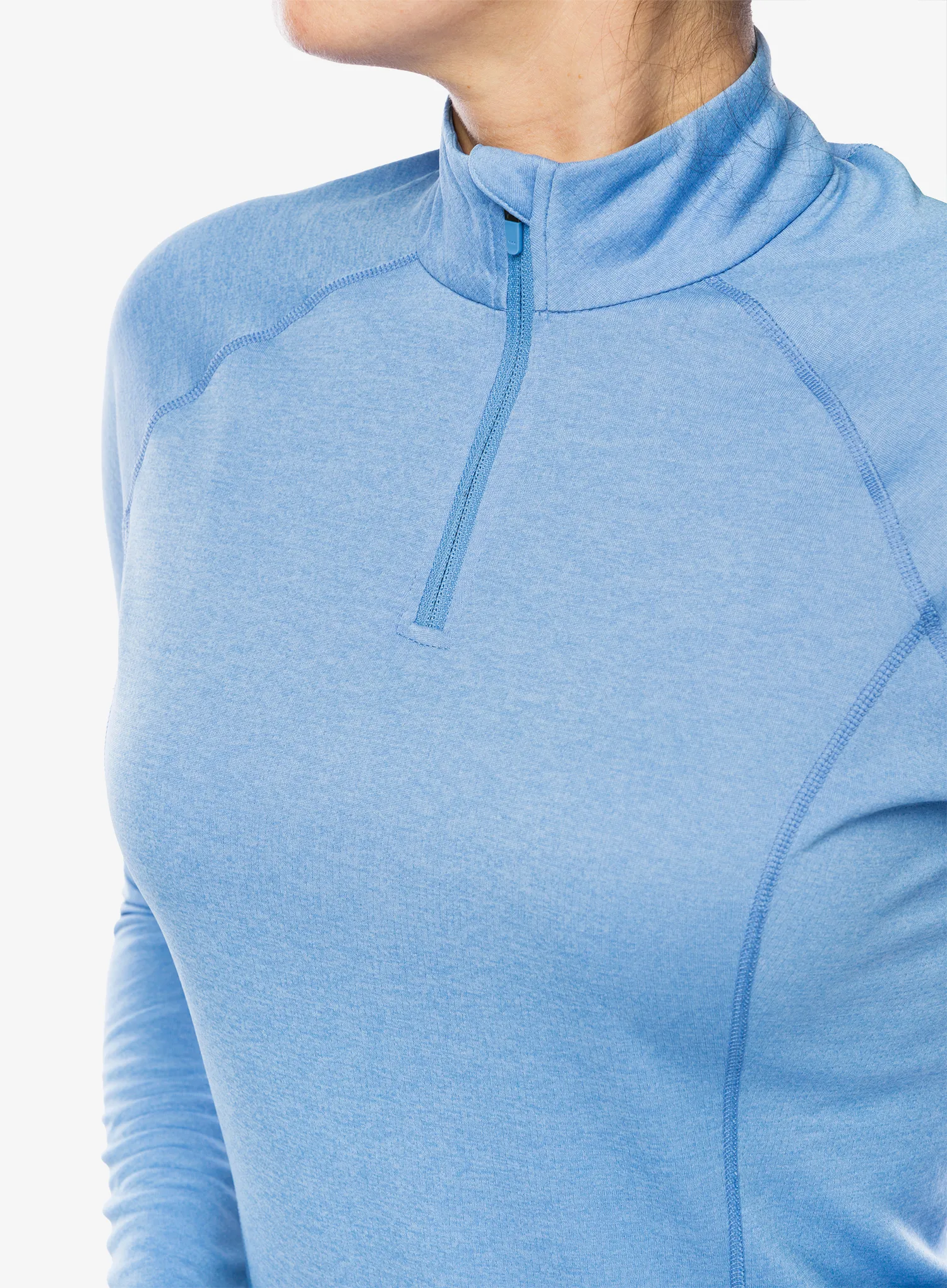 Dámská funkční mikina Montane Dart Zip Neck - cornflower