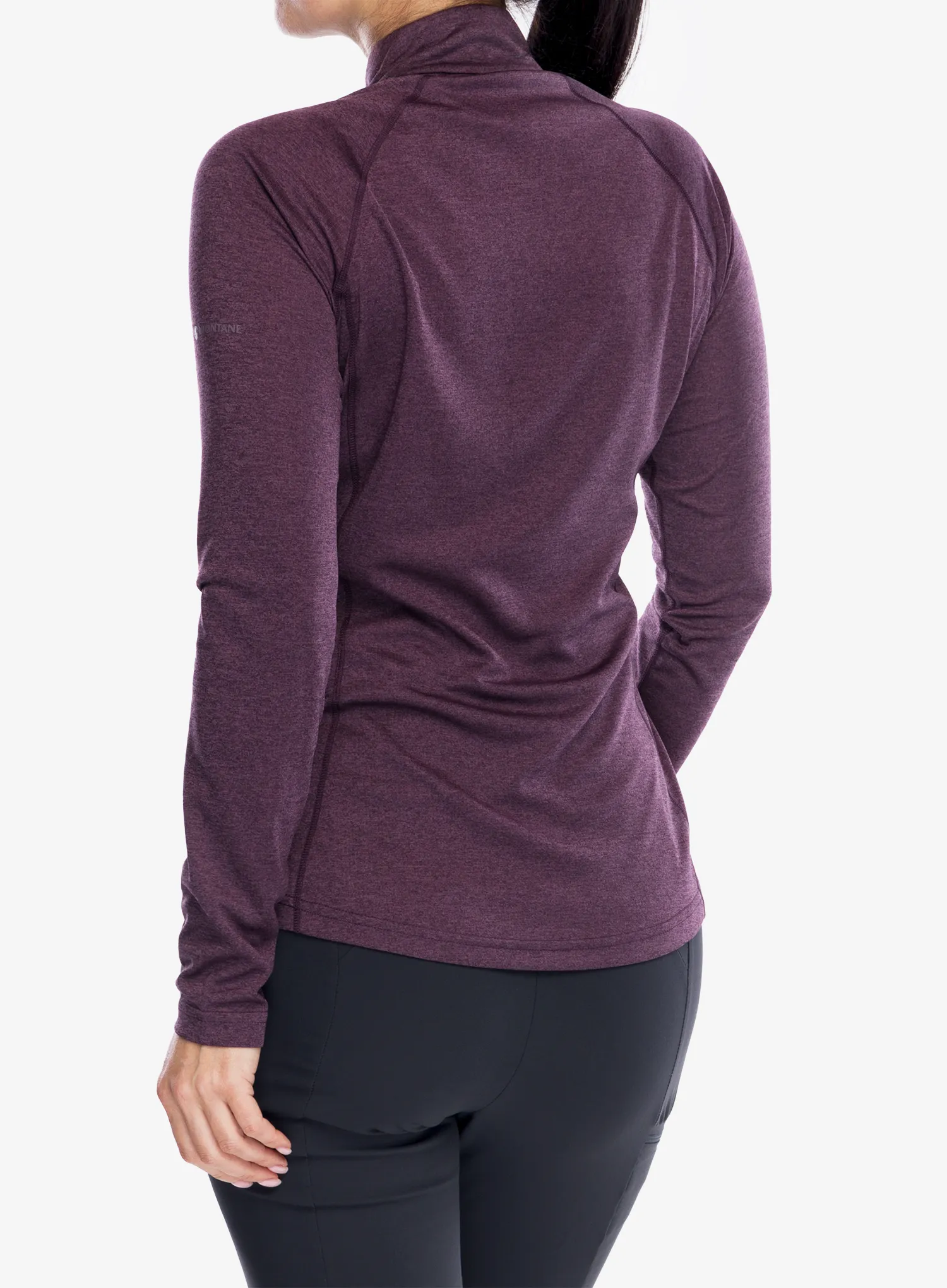 Dámská funkční mikina Montane Dart Zip Neck - mulberry
