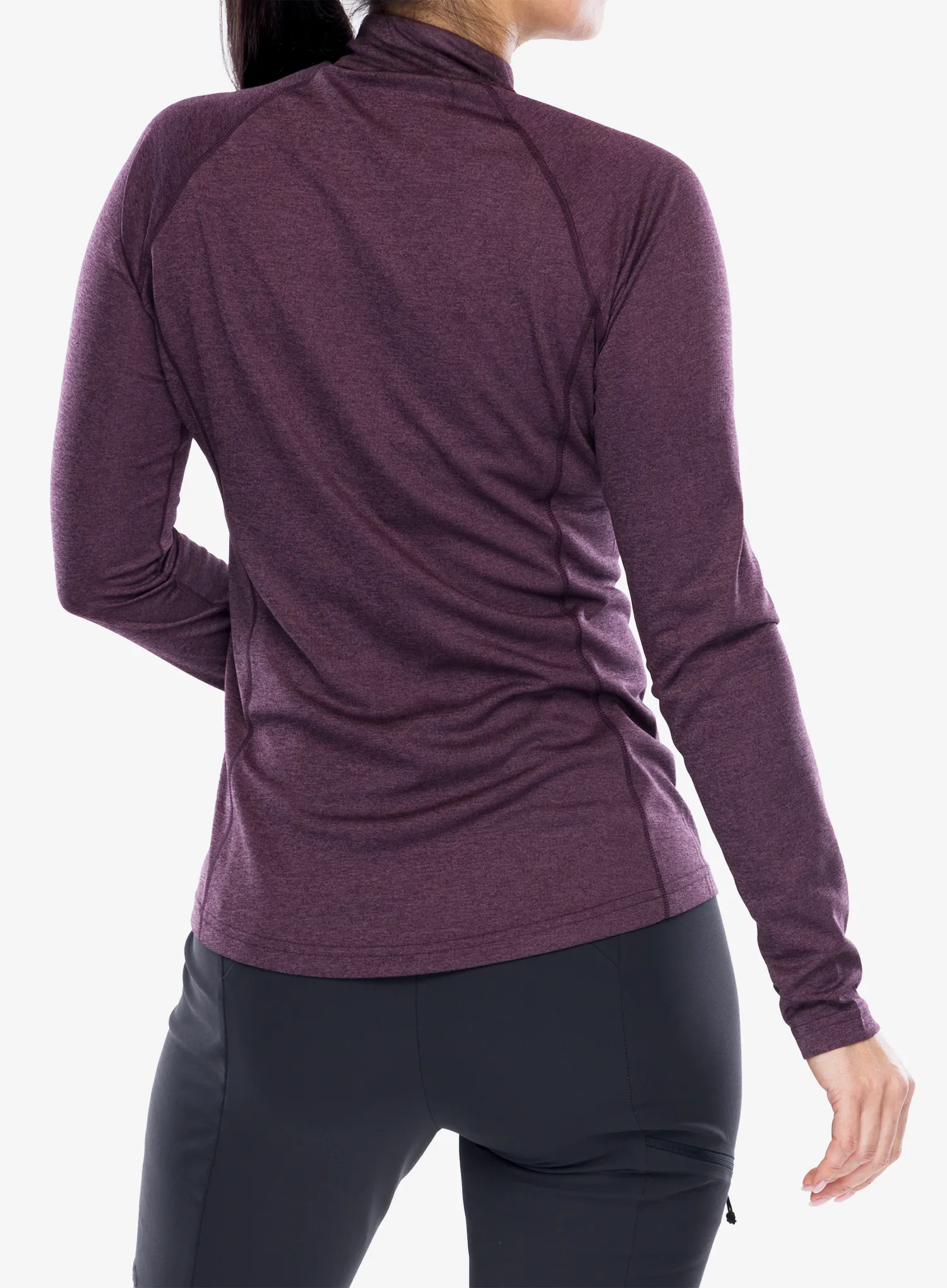 Dámská funkční mikina Montane Dart Zip Neck - mulberry
