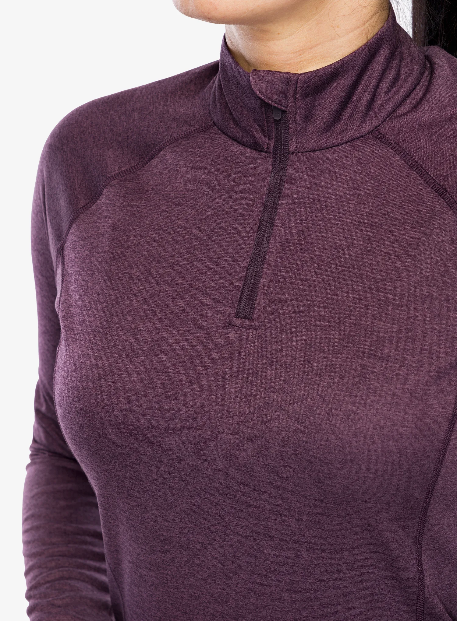 Dámská funkční mikina Montane Dart Zip Neck - mulberry