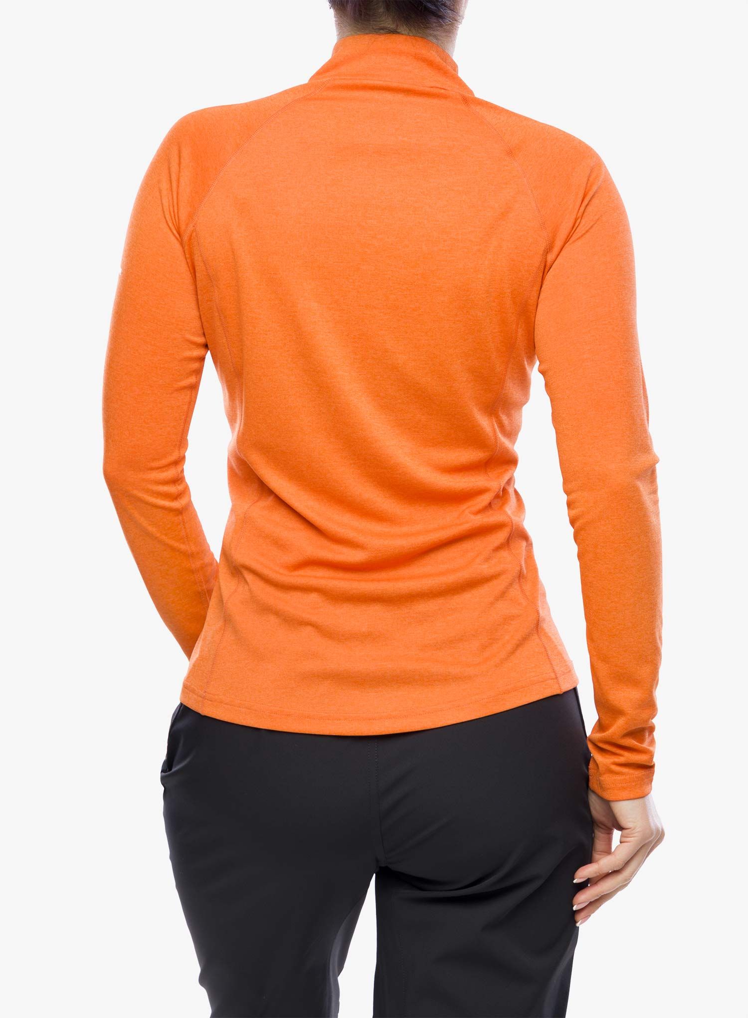 Dámská funkční mikina Montane Dart Zip Neck - tigerlily