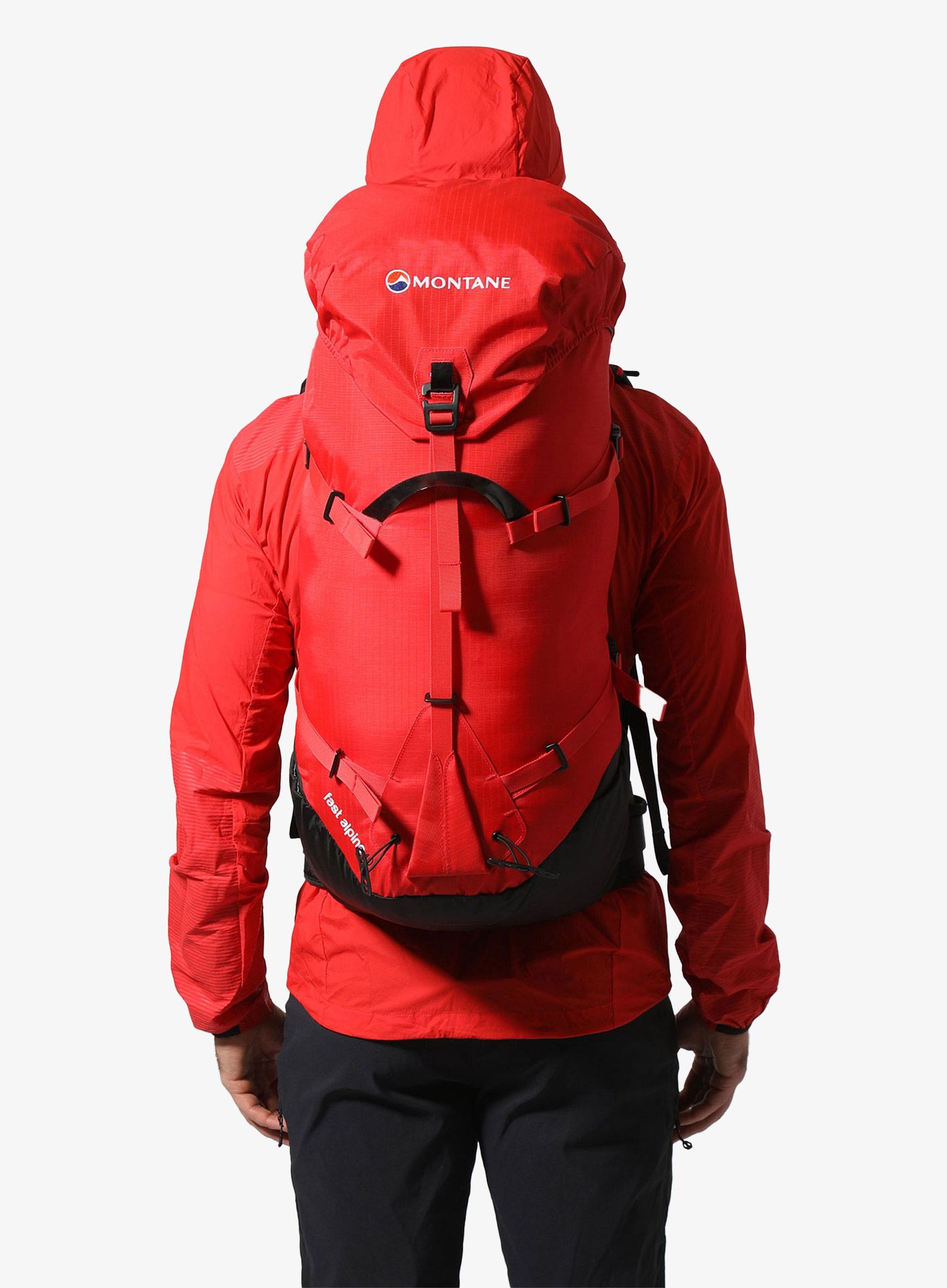 Horolezecký batoh Montane Fast Alpine 40 - flag red