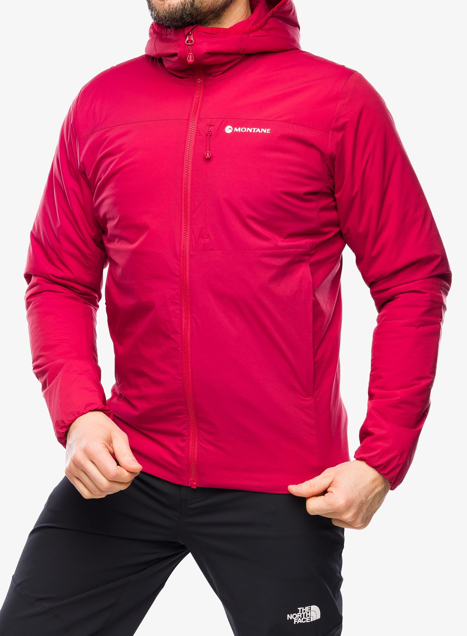 Zateplená bunda Montane Fireball Hoodie - acer red