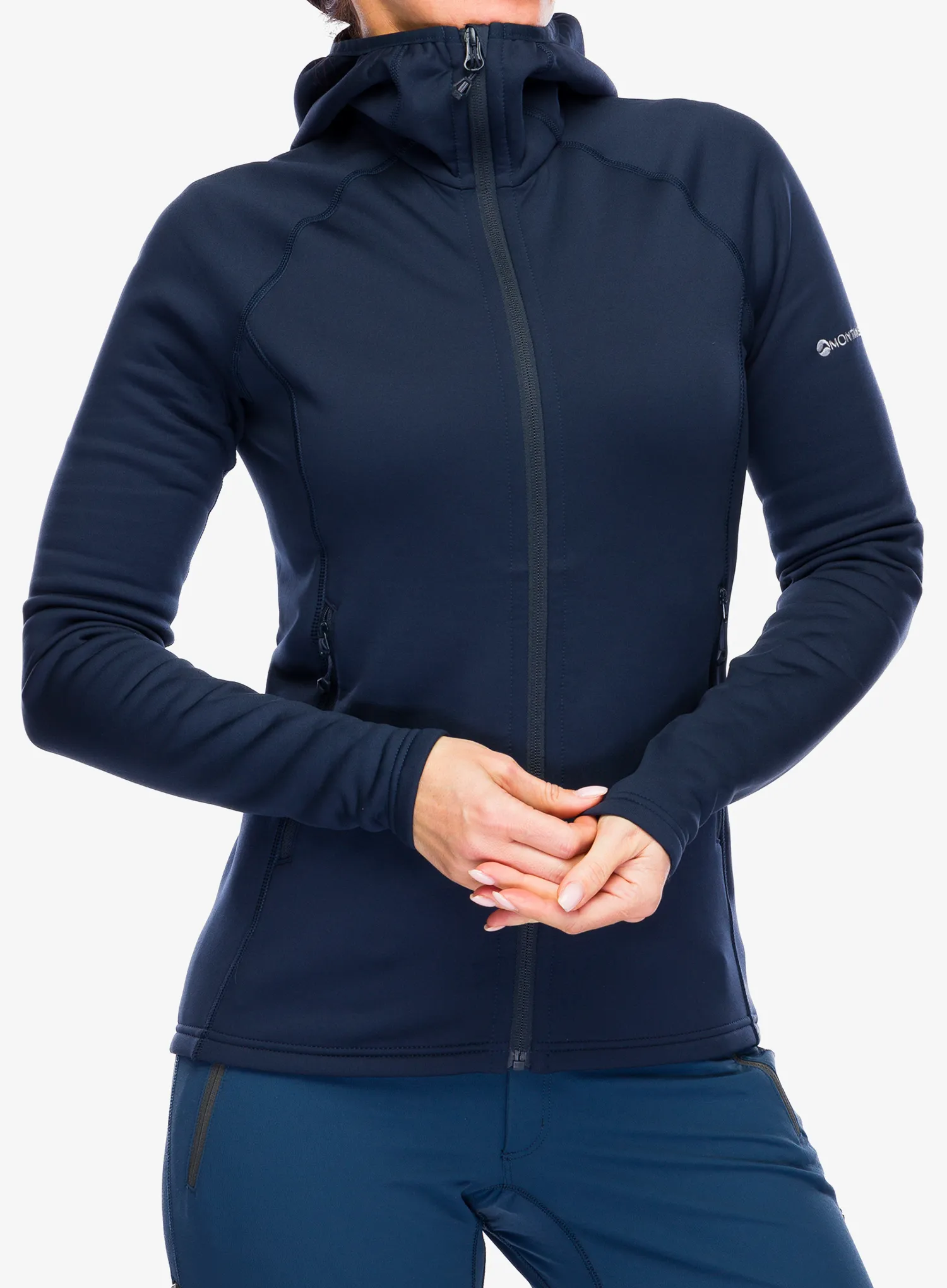 Dámská mikina s kapucí Montane Fury Hoodie - eclipse blue
