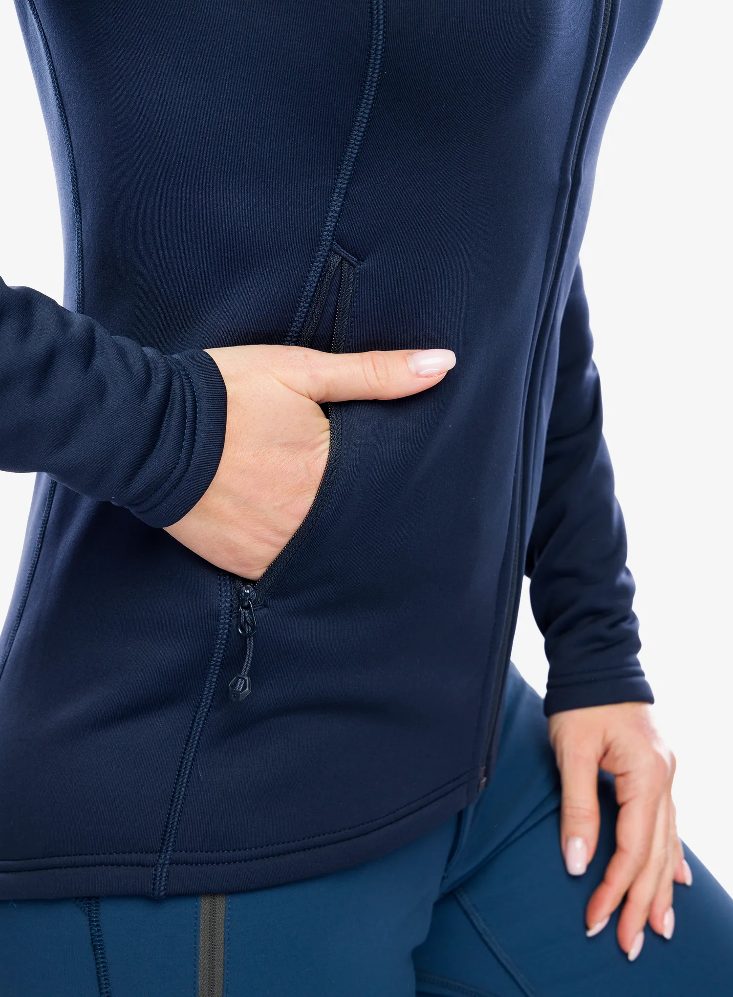 Dámská mikina s kapucí Montane Fury Hoodie - eclipse blue