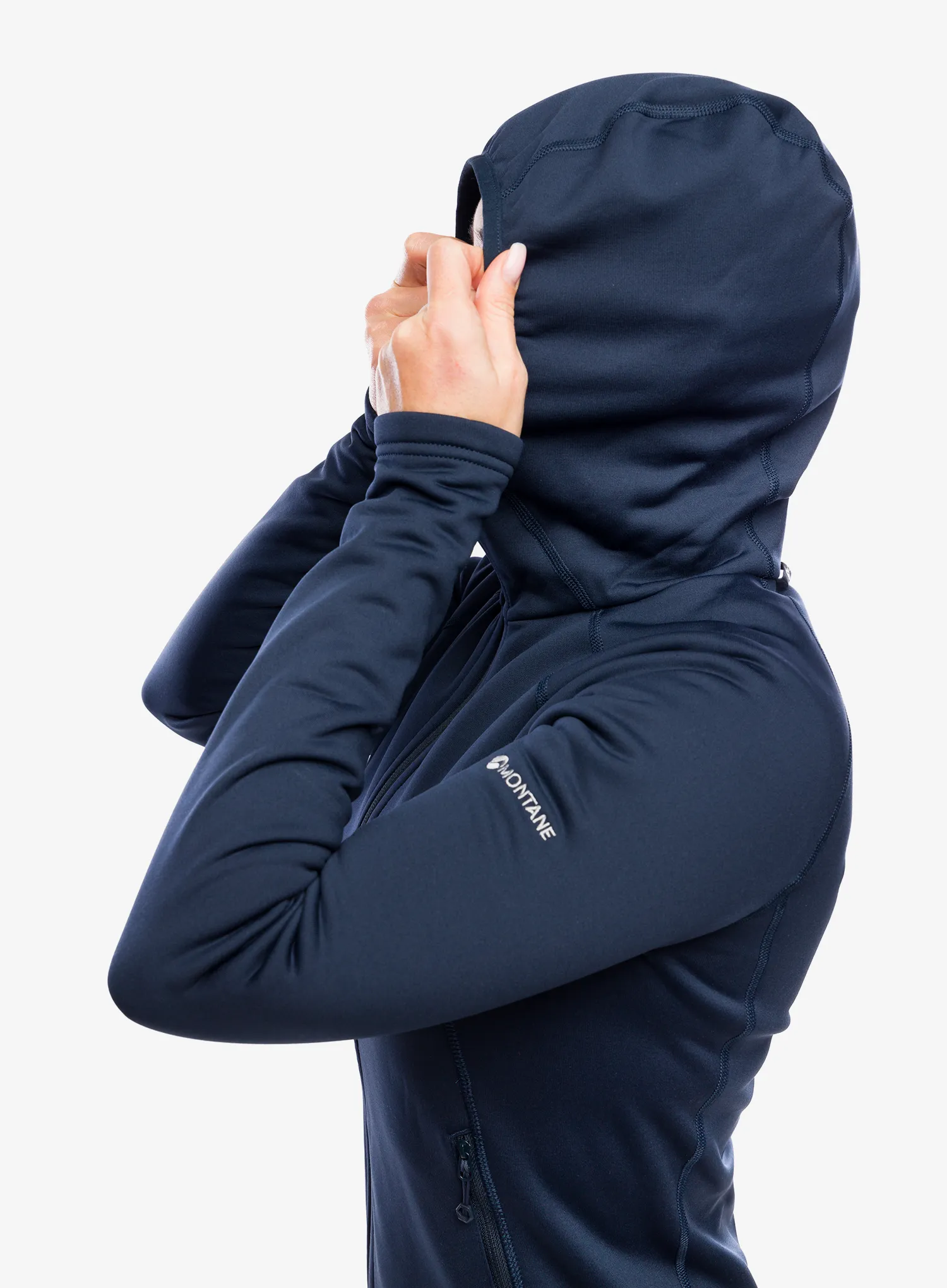Dámská mikina s kapucí Montane Fury Hoodie - eclipse blue