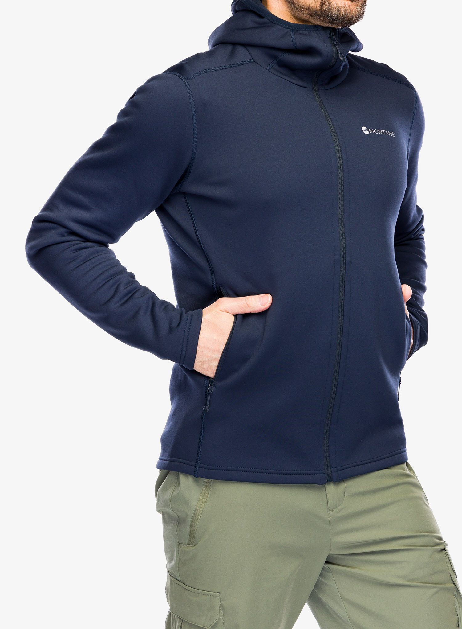 Mikina s kapucí Montane Fury Hoodie - eclipse blue/blue