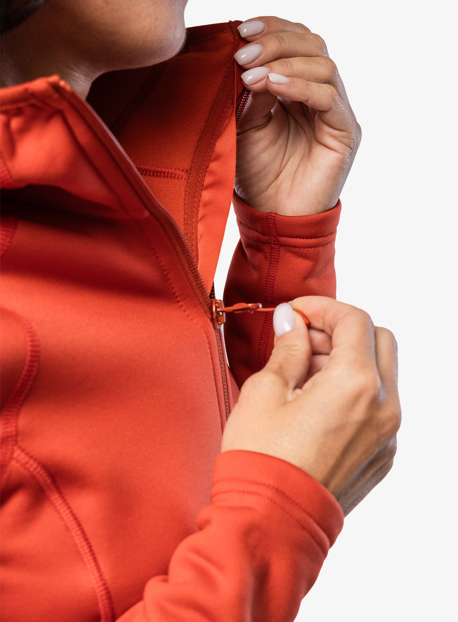 Dámská mikina s kapucí Montane Fury Hoodie - saffron red