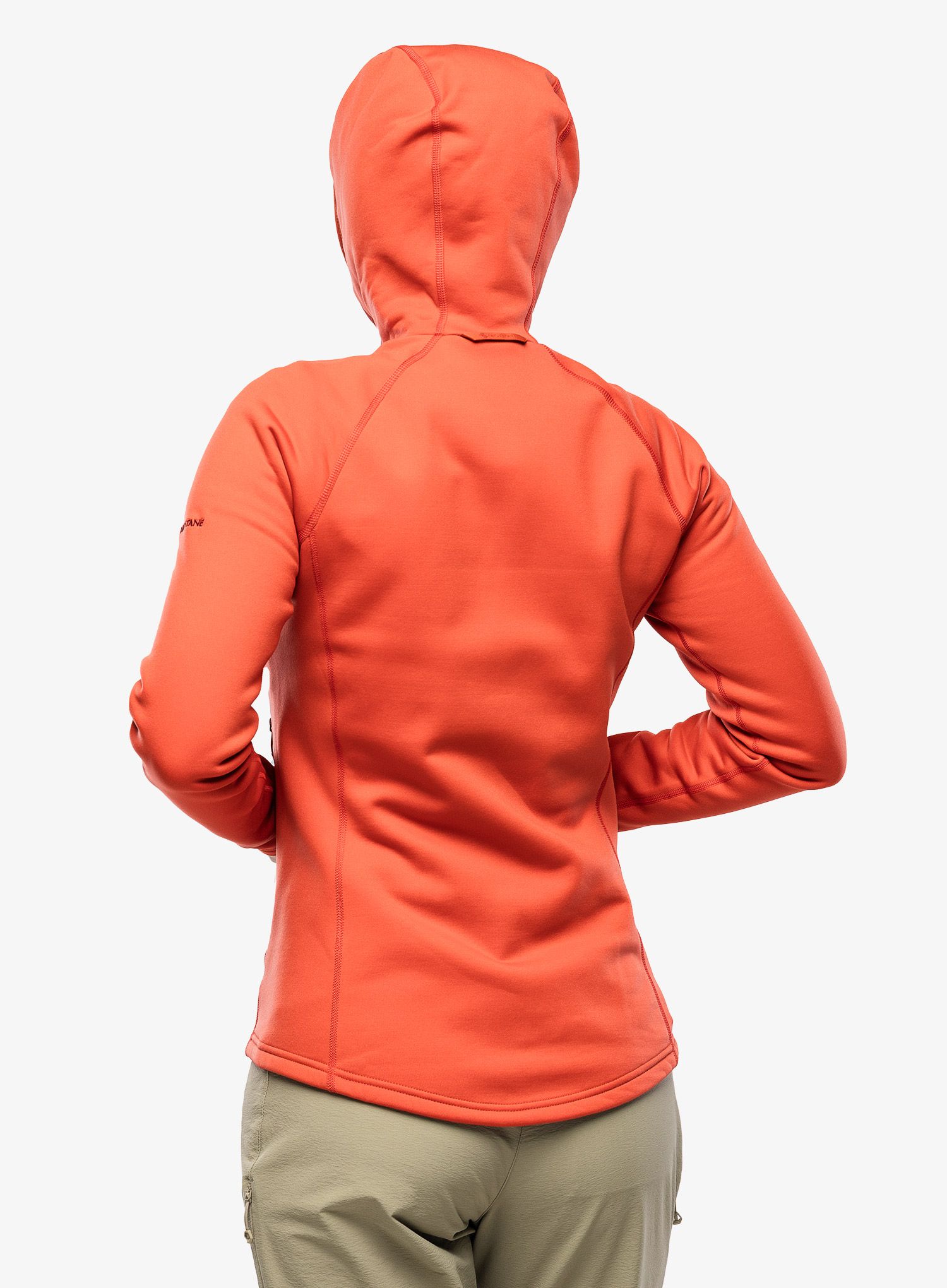 Dámská mikina s kapucí Montane Fury Hoodie - saffron red