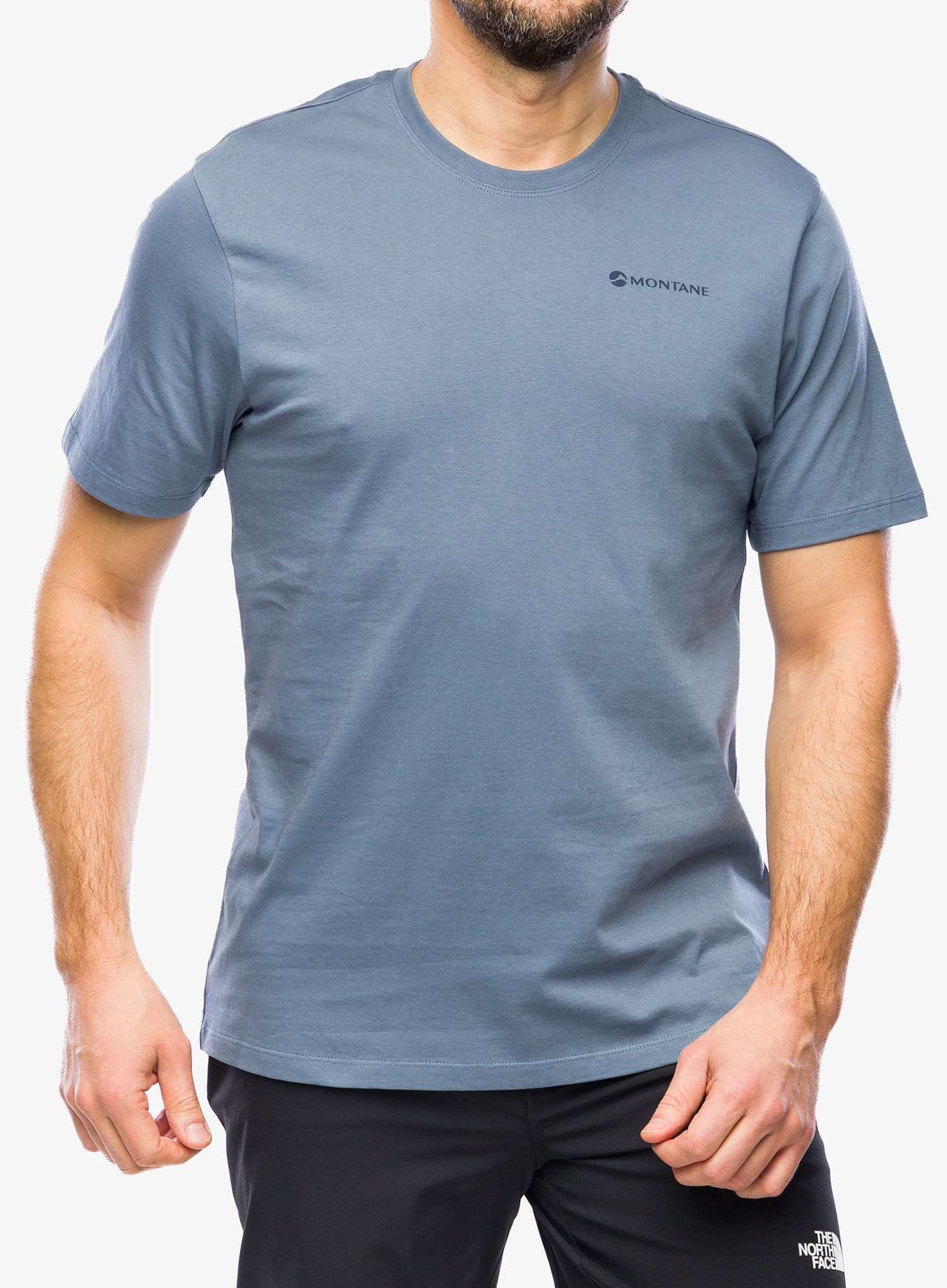 Tričko s potiskem Montane Impact Compass Tee - stone blue