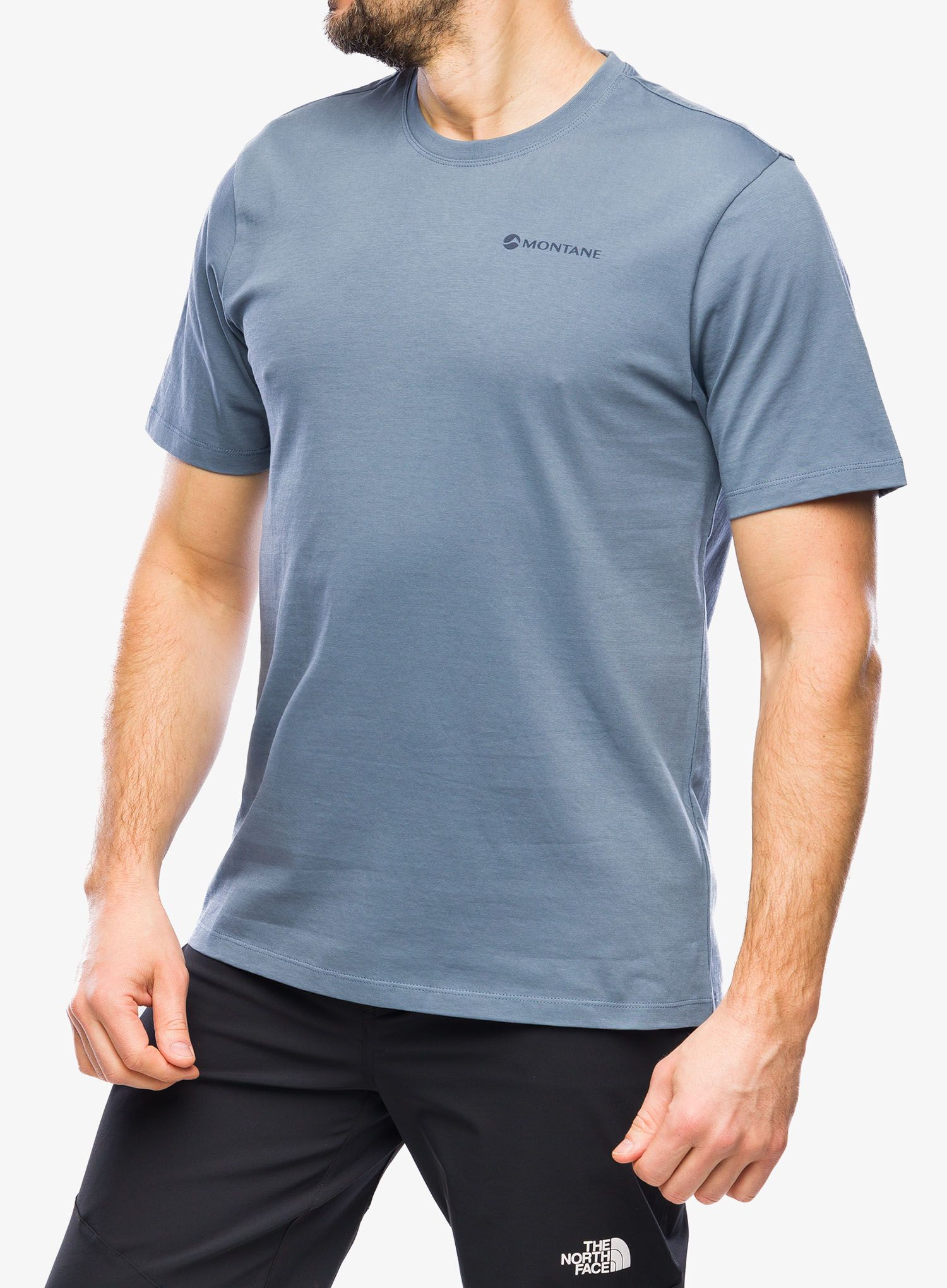 Tričko s potiskem Montane Impact Compass Tee - stone blue