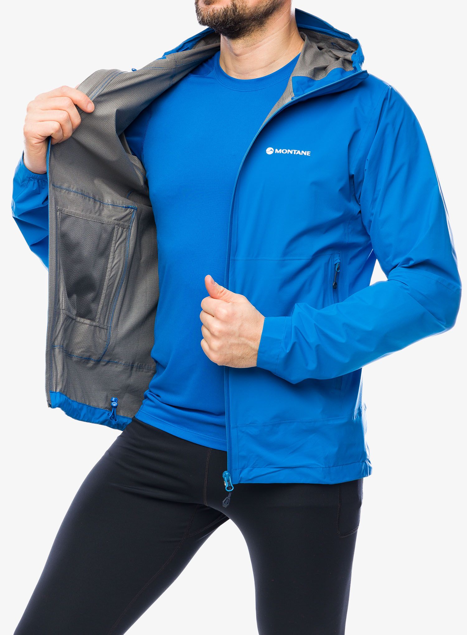 Bunda na běhání Montane Minimus Lite Jacket - electric blue