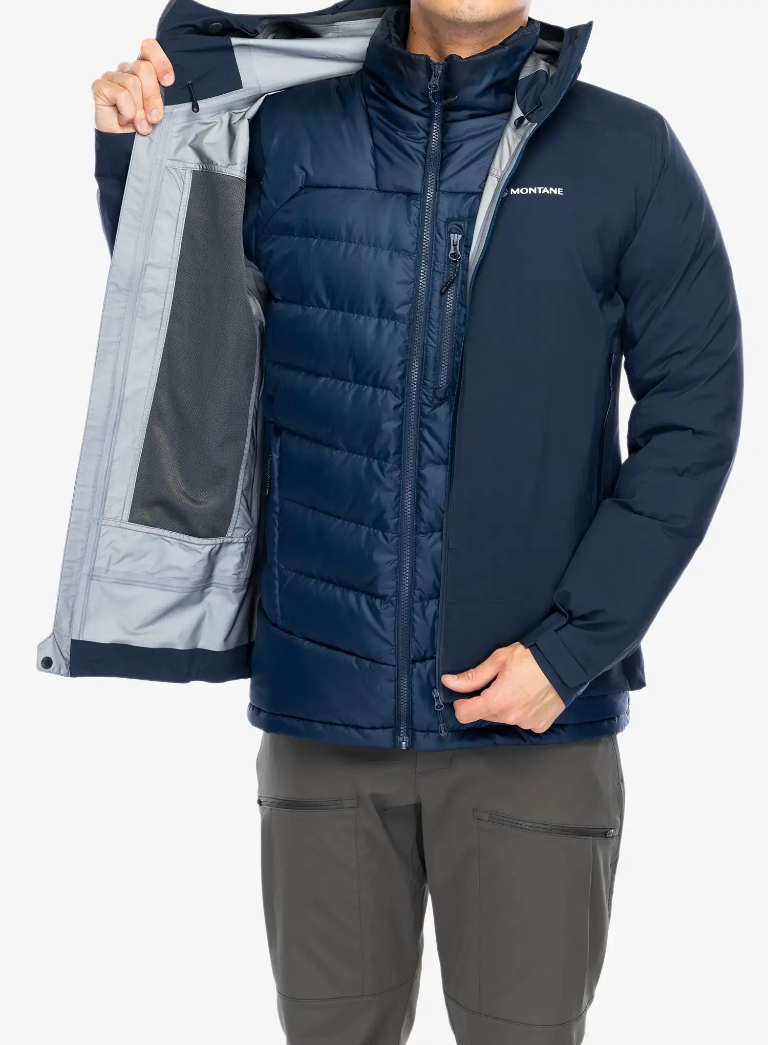 GORE TEX bunda Montane Phase Lite Jacket - eclipse blue
