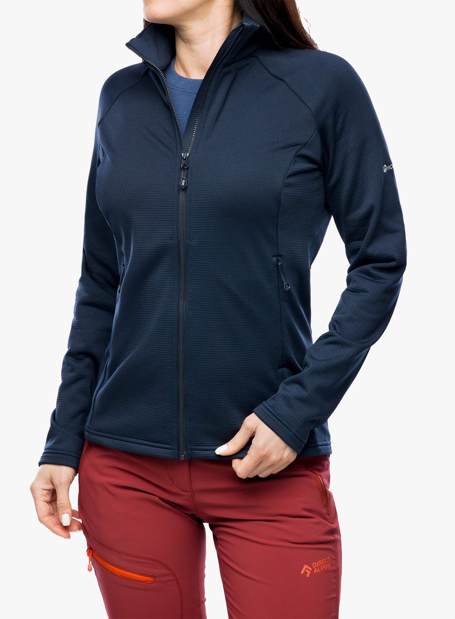 Dámská mikina na zip Montane Protium Jacket - eclipse blue