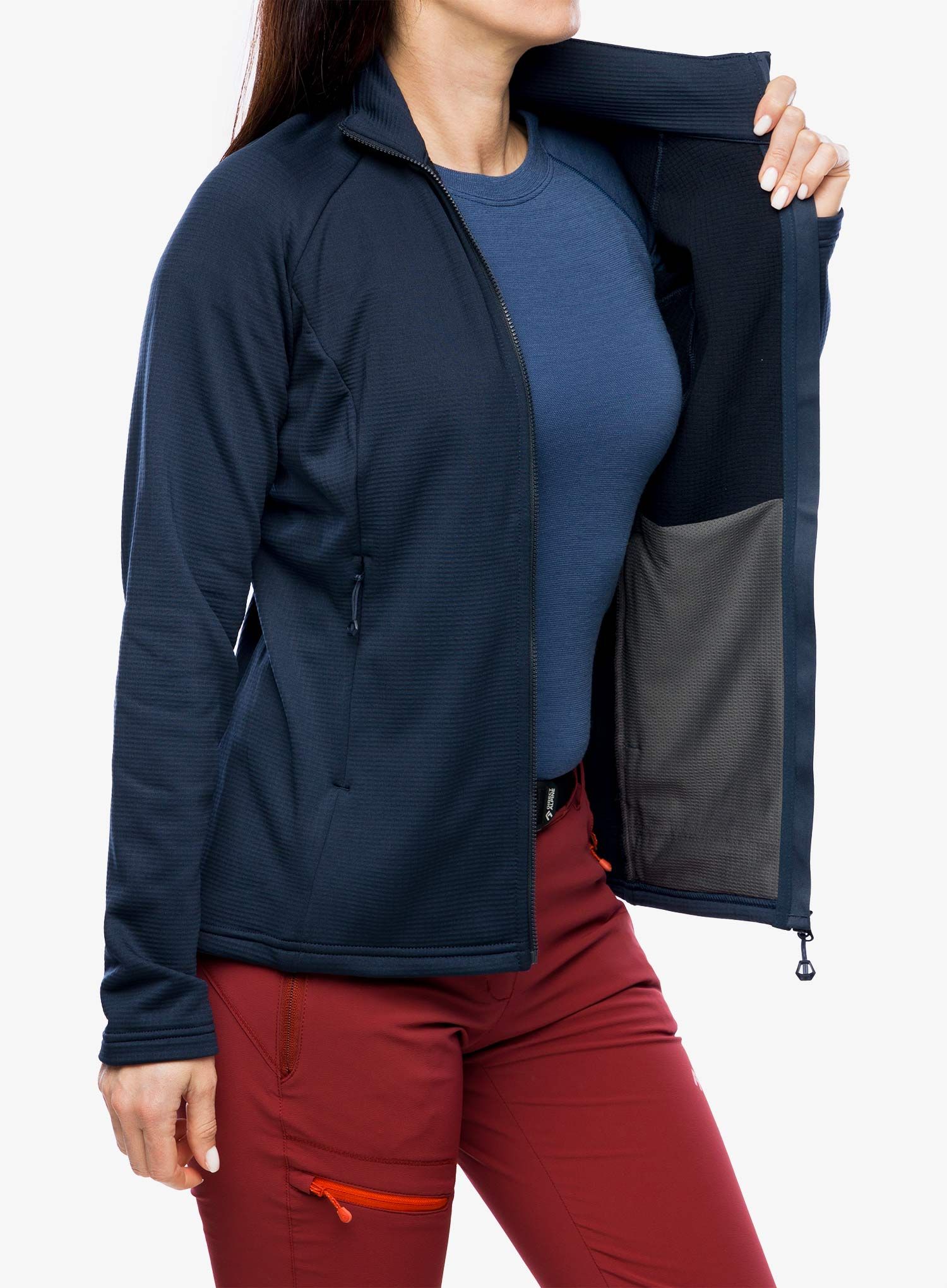Dámská mikina na zip Montane Protium Jacket - eclipse blue