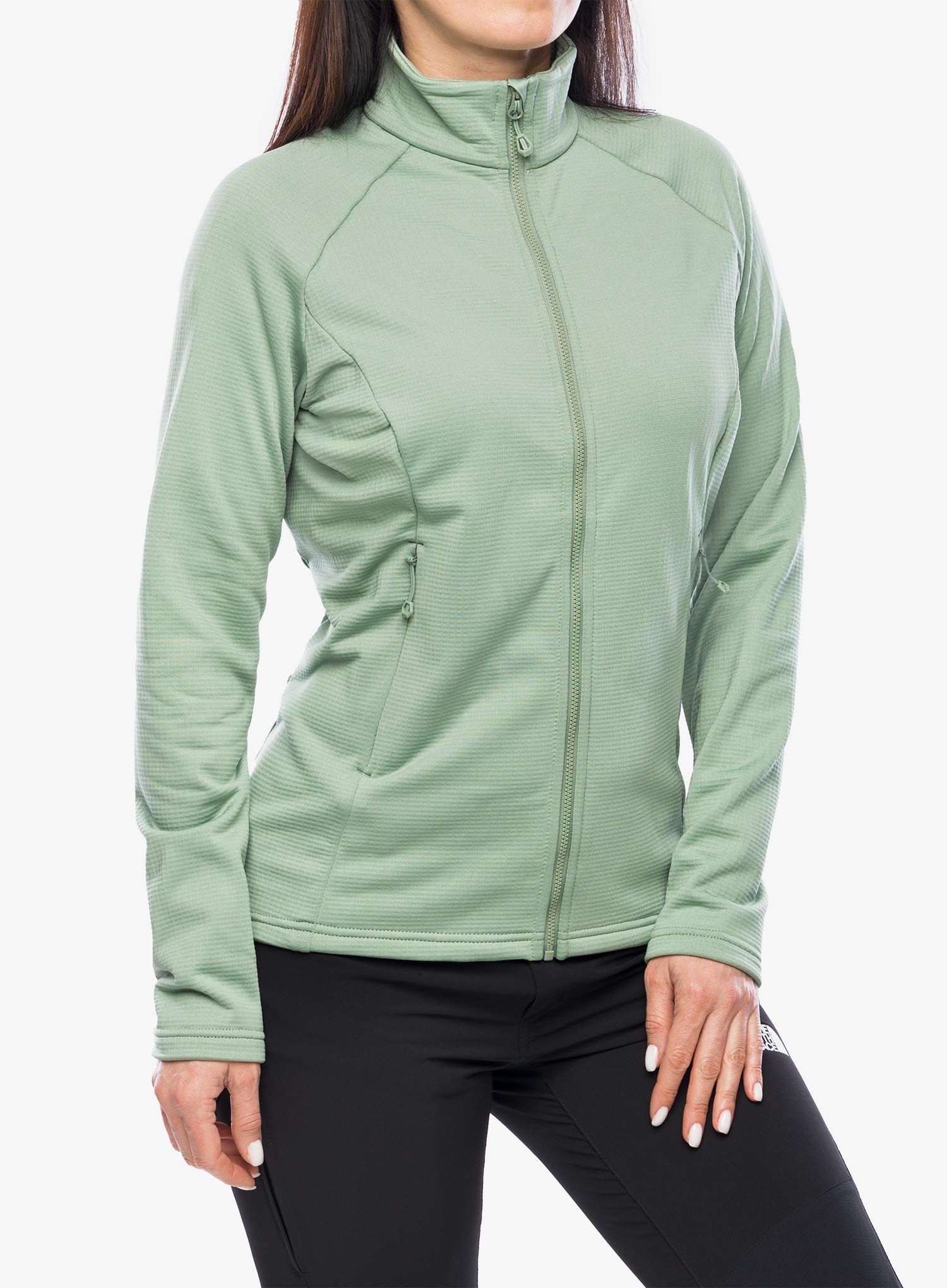 Dámská mikina bez kapuce Montane Protium Jacket - sage