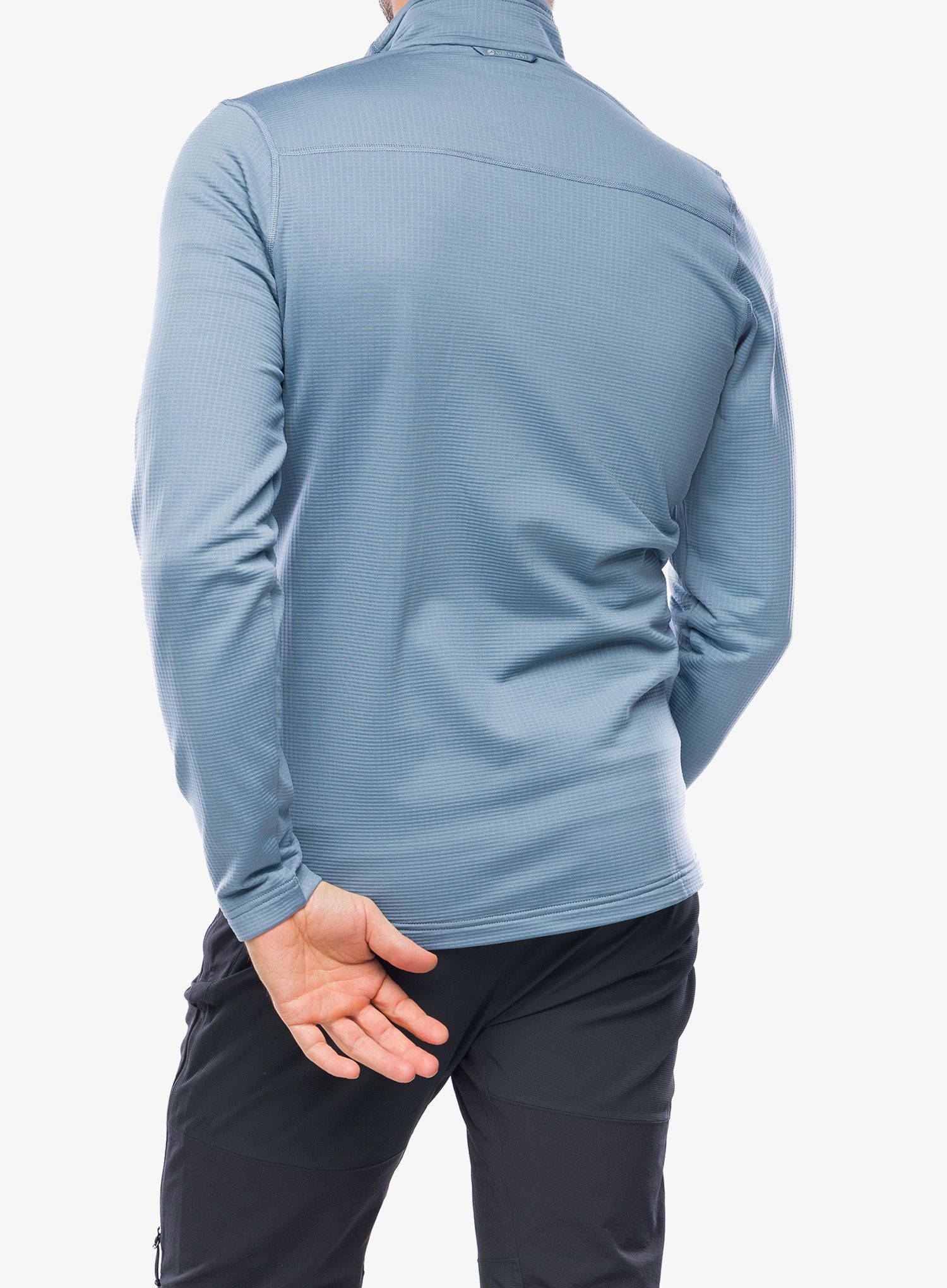 Mikina bez kapuce Montane Protium Jacket - stone blue