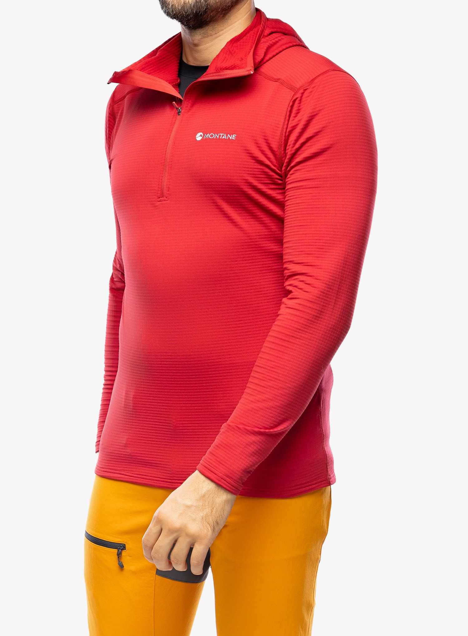 Mikina s kapucí Montane Protium Lite Hoodie - acer red