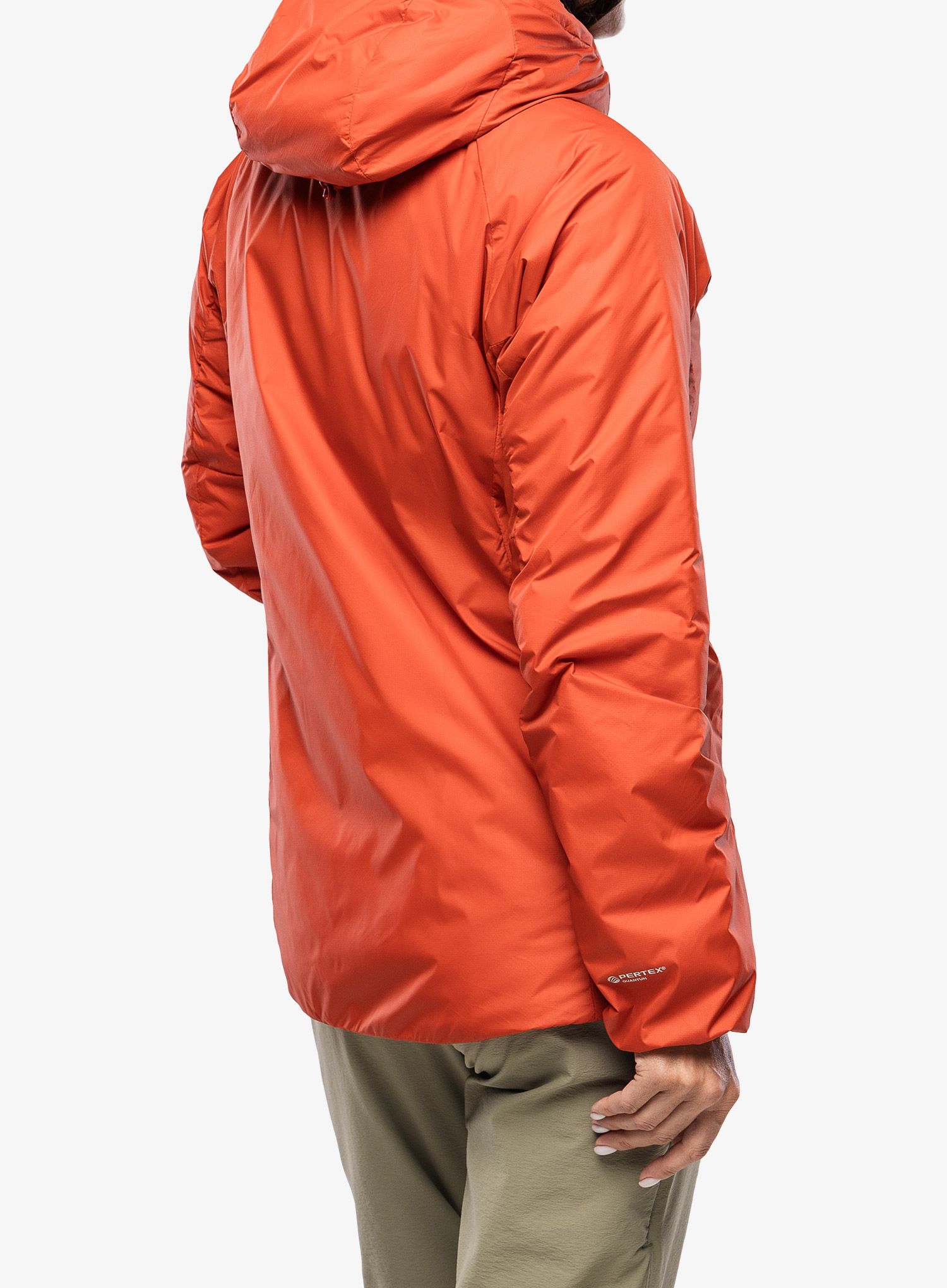 Zateplená bunda dámská Montane Respond Hoodie - saffron red