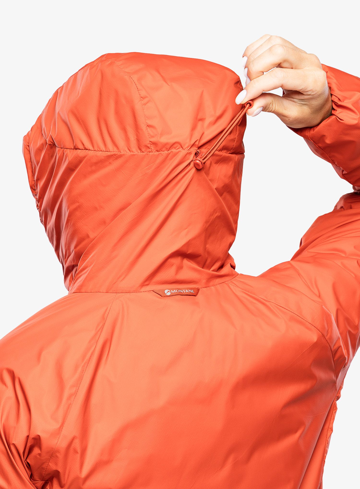 Zateplená bunda dámská Montane Respond Hoodie - saffron red