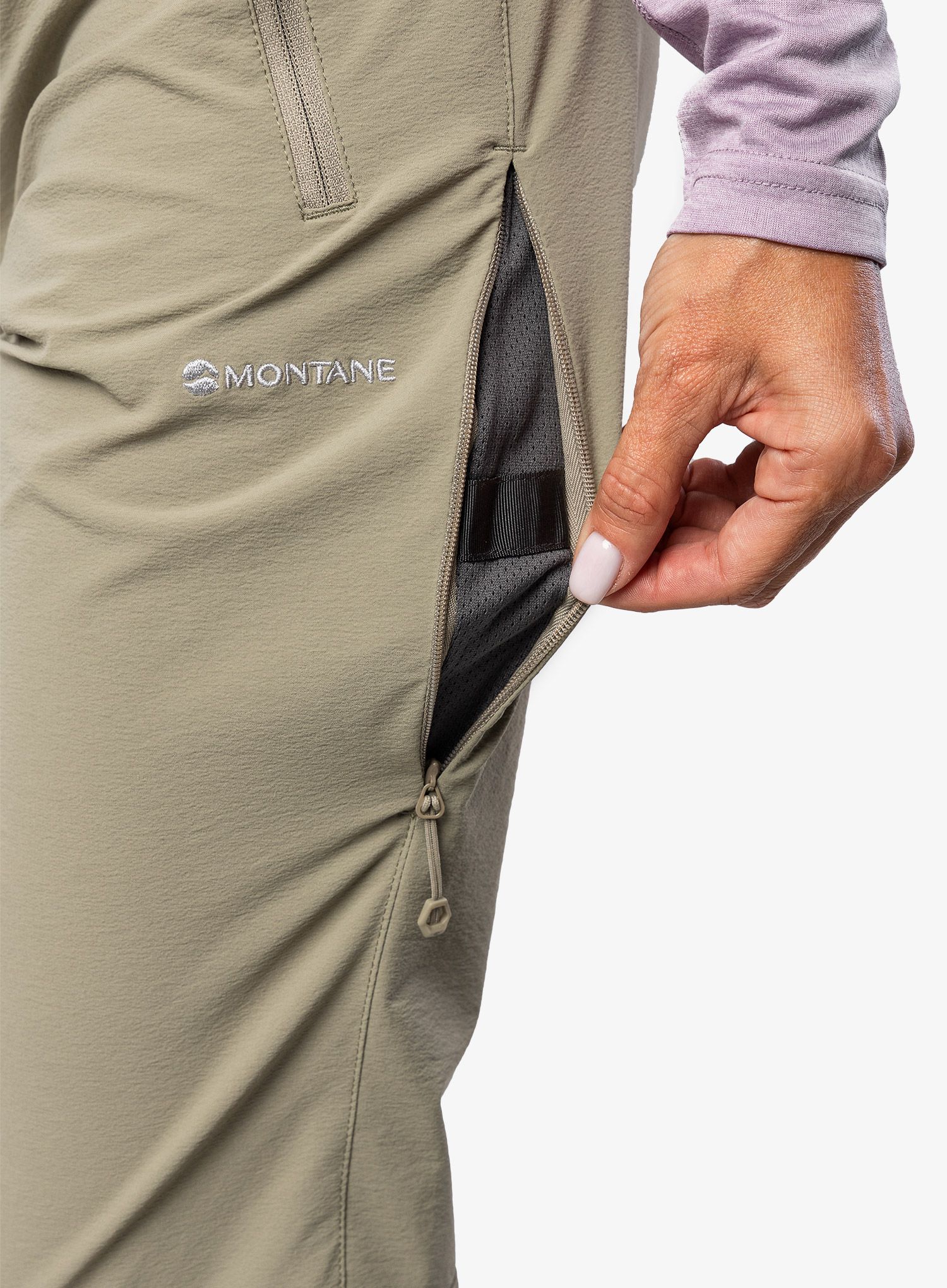 Turistické kalhoty dámské Montane Terra Stretch Pants - overland