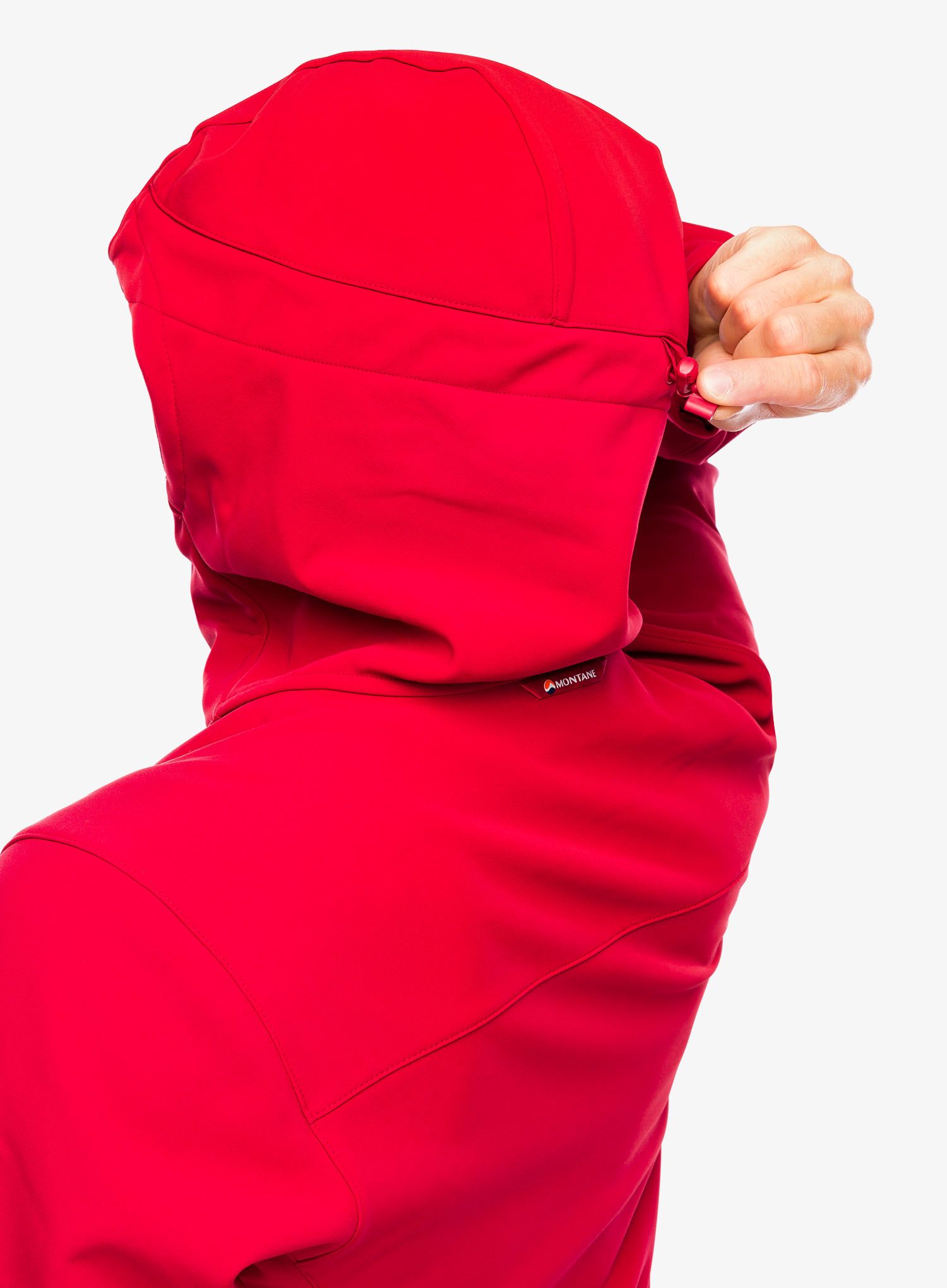 Softshellová bunda Montane Windjammer XPD Hoodie - acer red