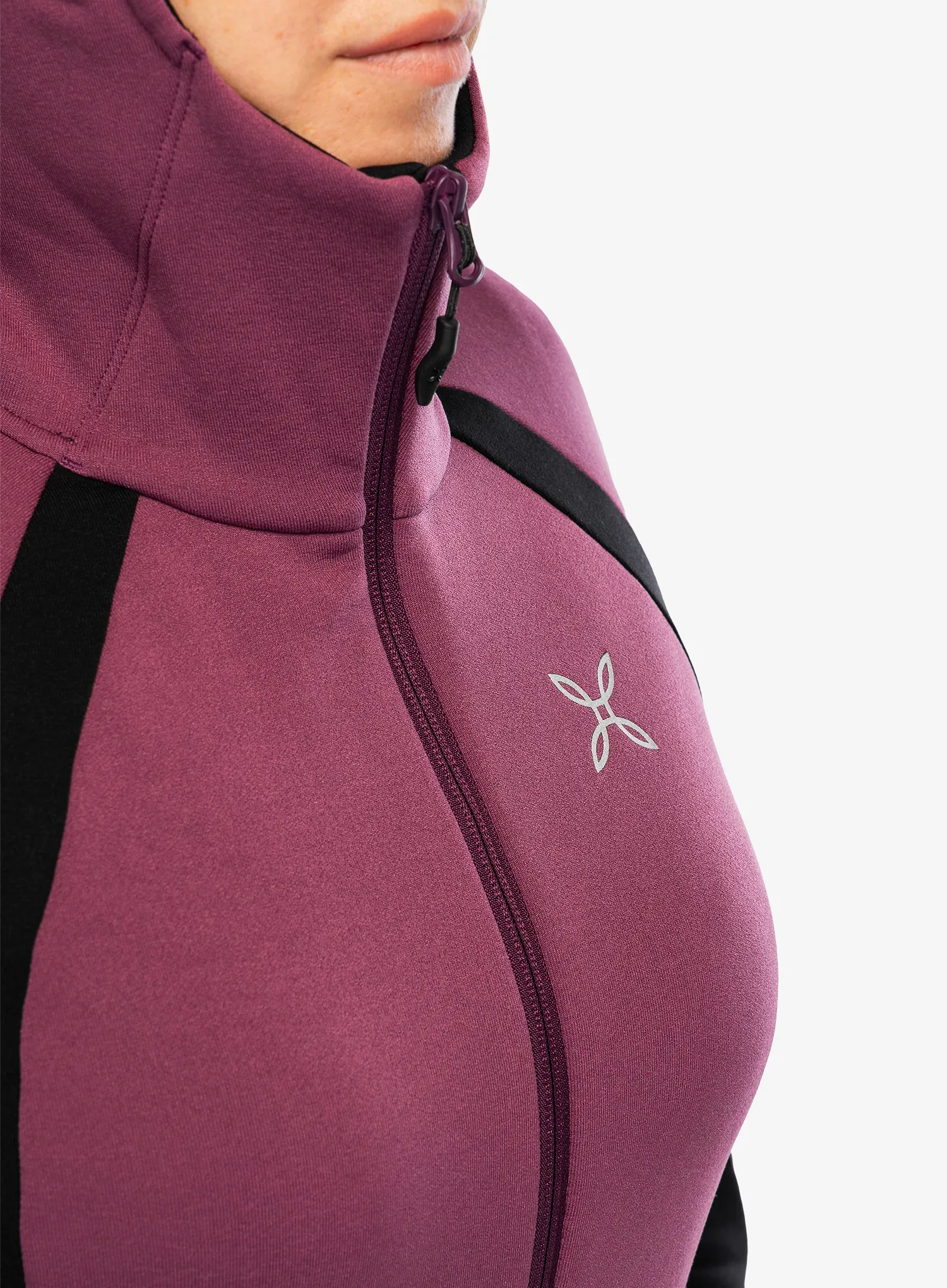 Fleece mikina dámská Montura Altitude Maglia - wine red/light rose