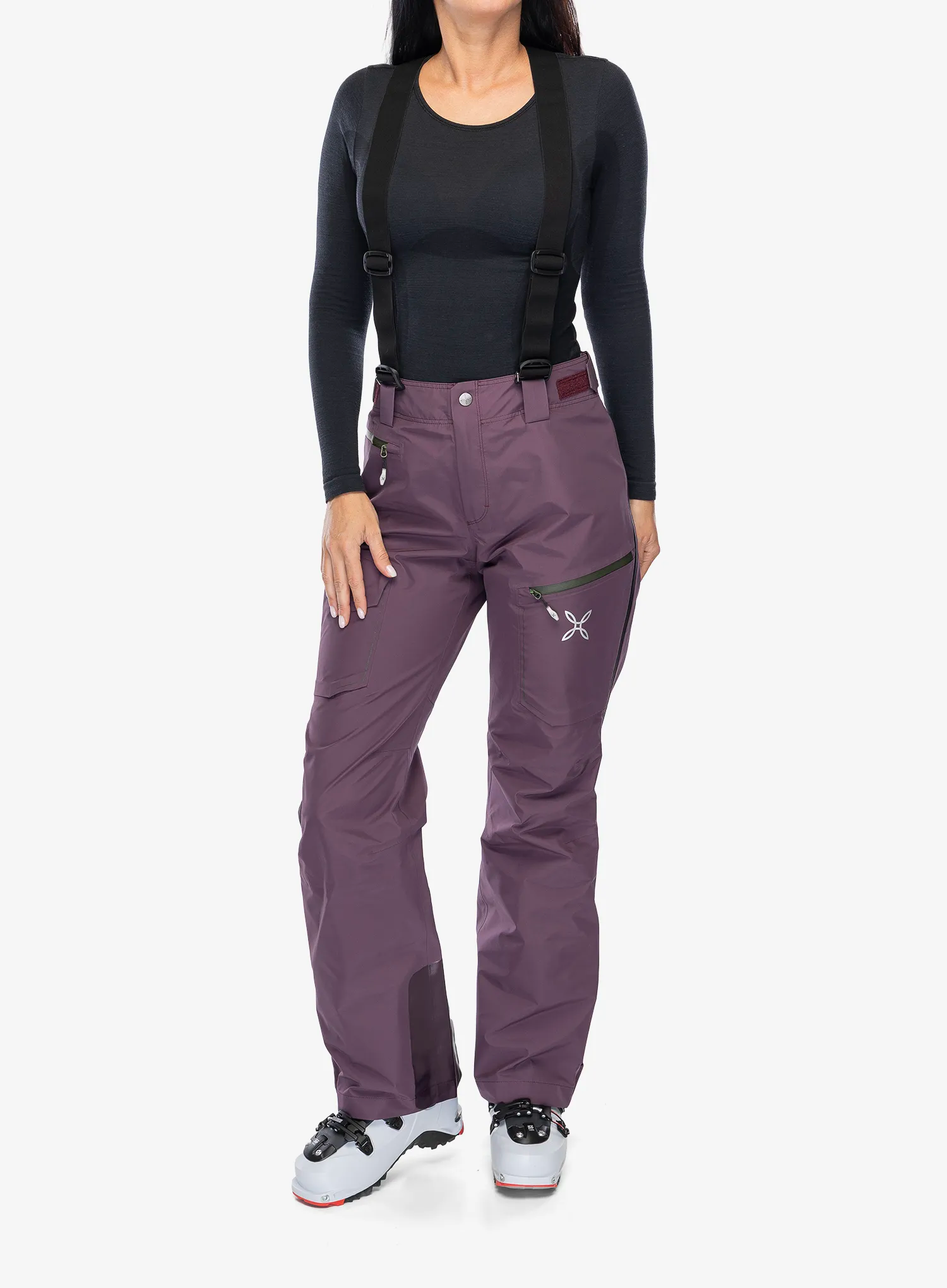 GORE TEX kalhoty dámské Montura Cliff Cover Pants - wine red/sage green