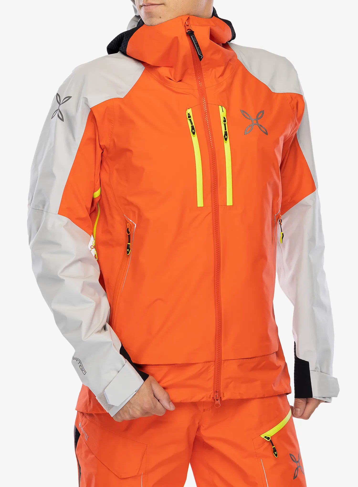 GORE TEX bunda Montura Cliff Jacket - orange/verde lime