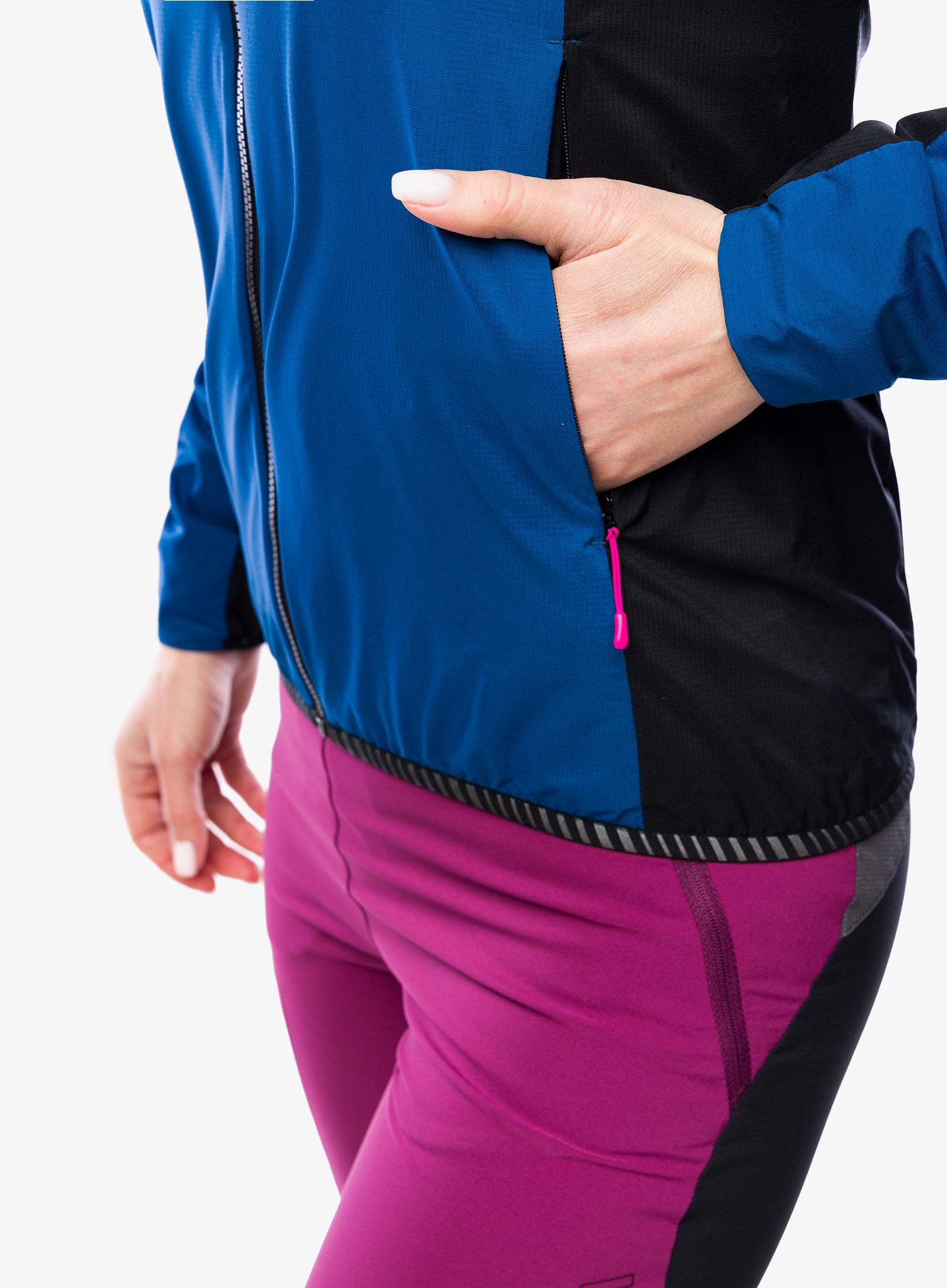 Softshellová bunda dámská Montura Eiger Light Jacket - deep blue/intense violet