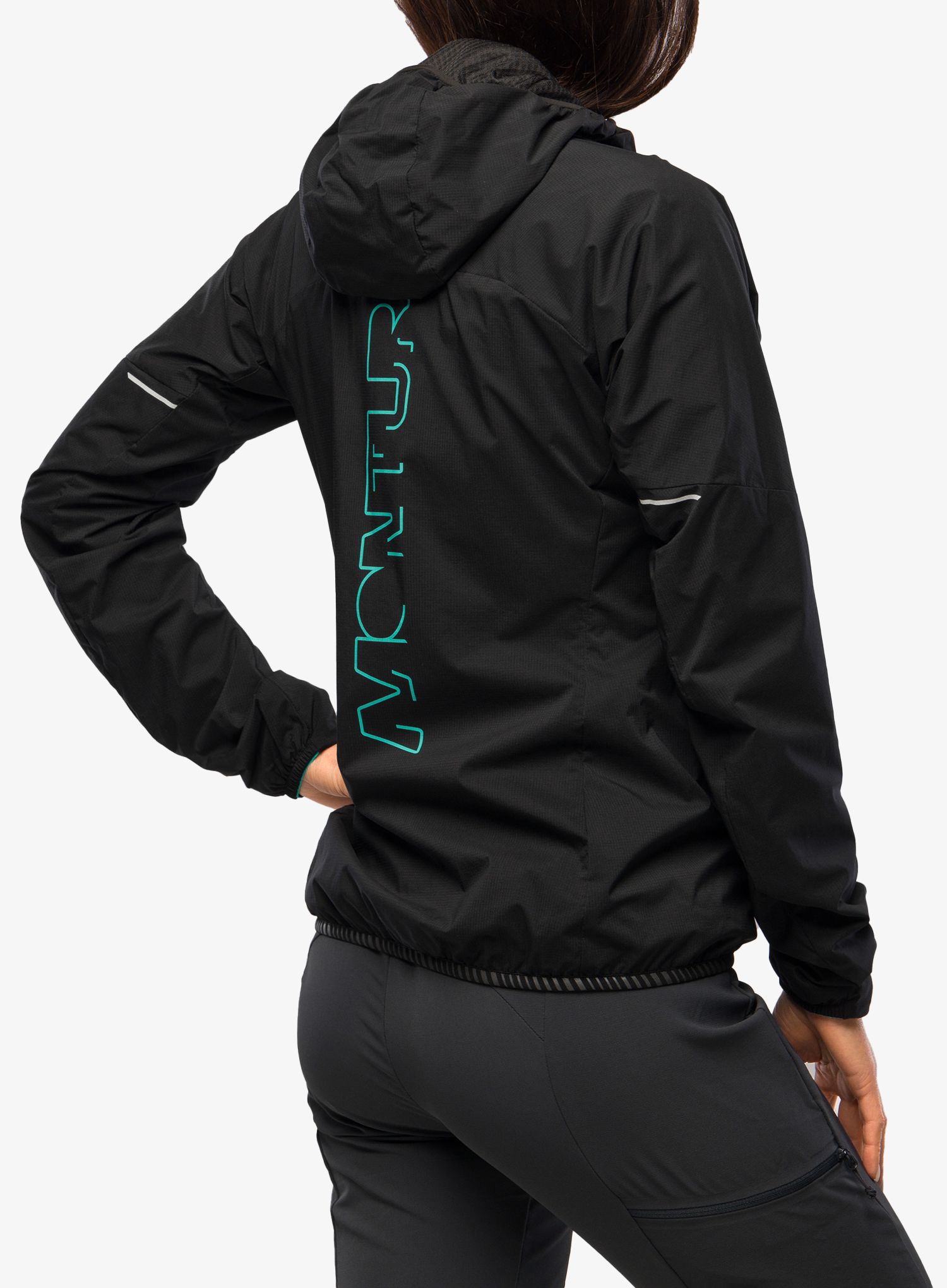 Softshellová bunda dámská Montura Eiger Light Jacket - nero/care blue