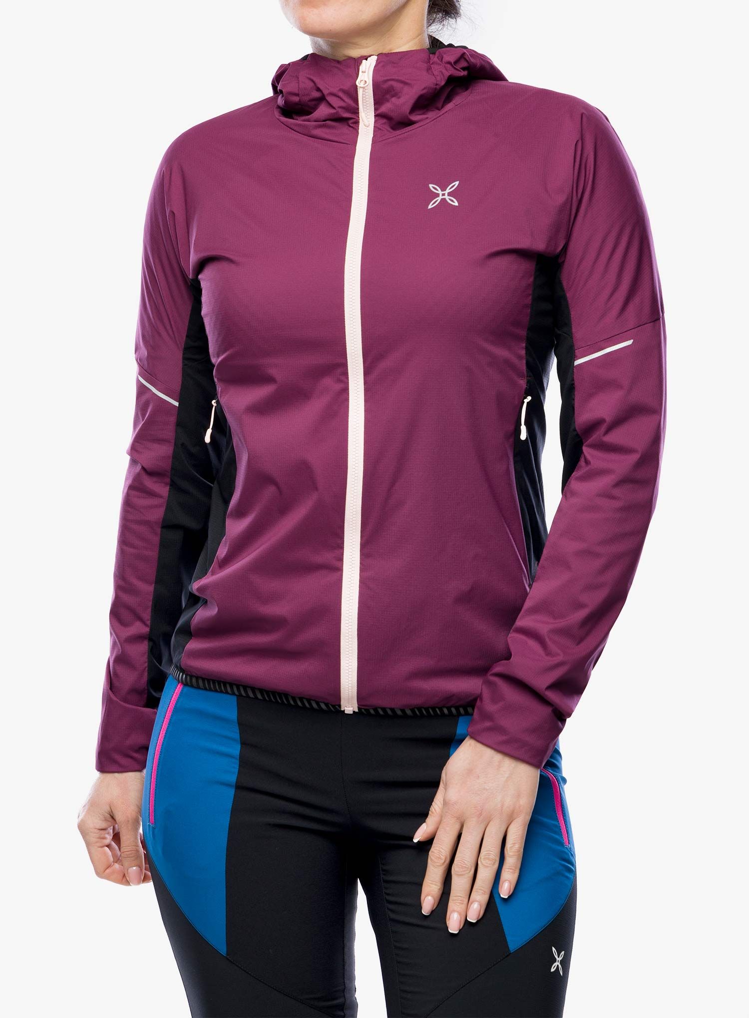 Softshellová bunda dámská Montura Eiger Light Jacket - wine red/light rose