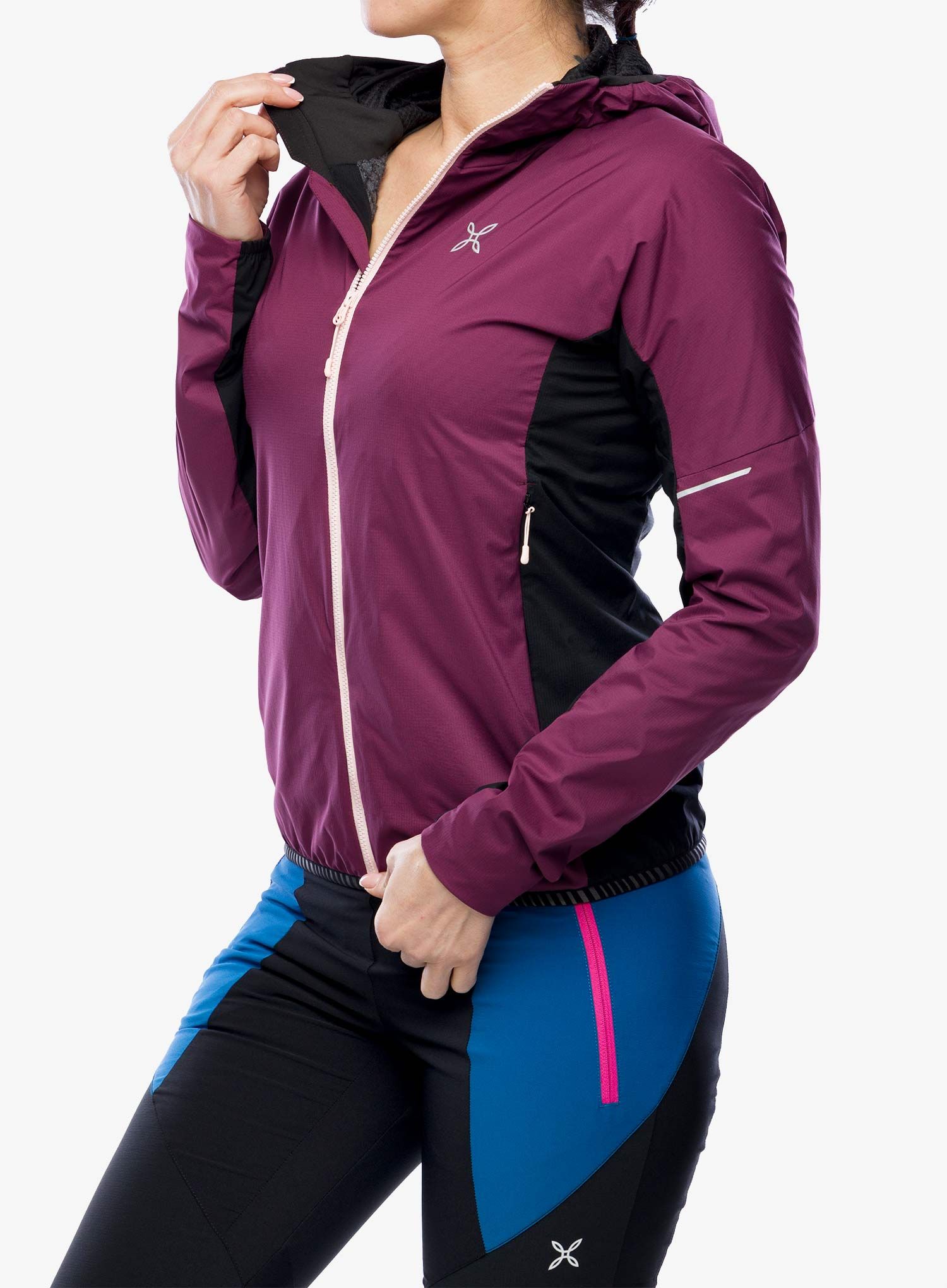 Softshellová bunda dámská Montura Eiger Light Jacket - wine red/light rose