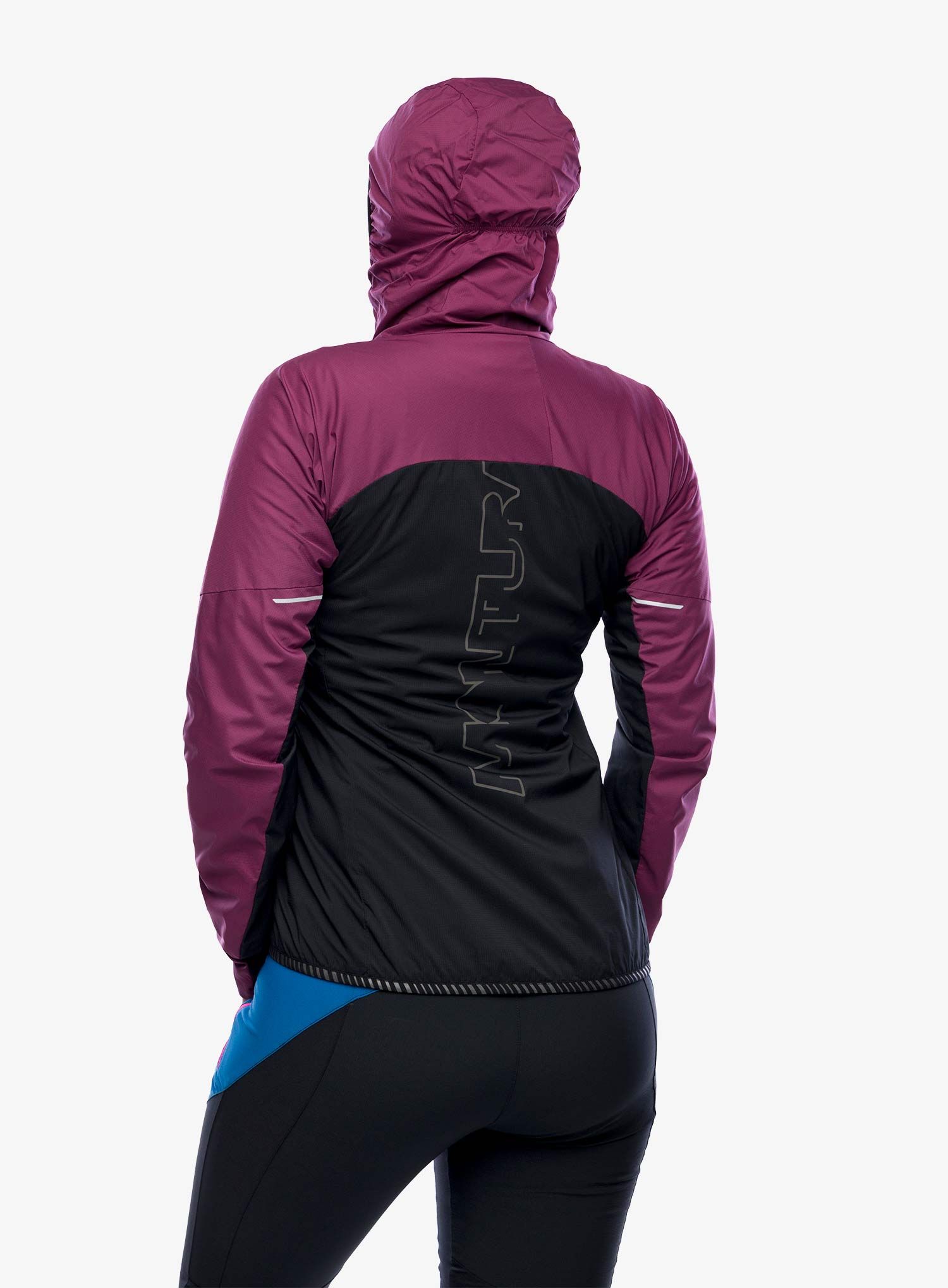 Softshellová bunda dámská Montura Eiger Light Jacket - wine red/light rose