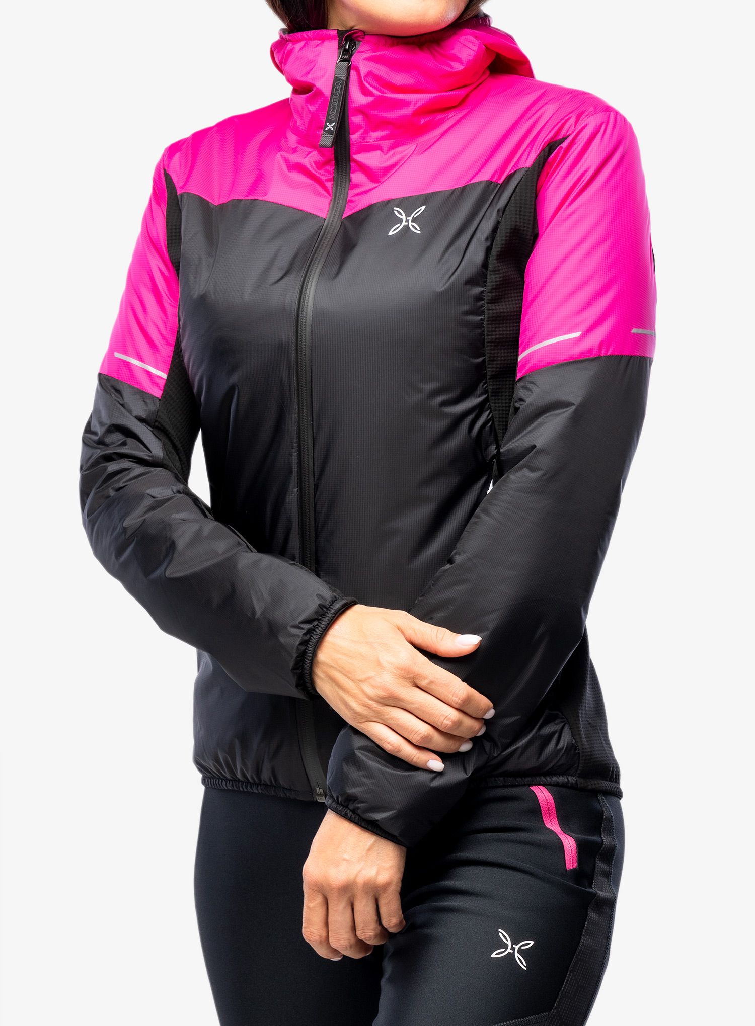 Hybridní bunda dámská Montura Escape Hybrid Jacket - black/intense violet