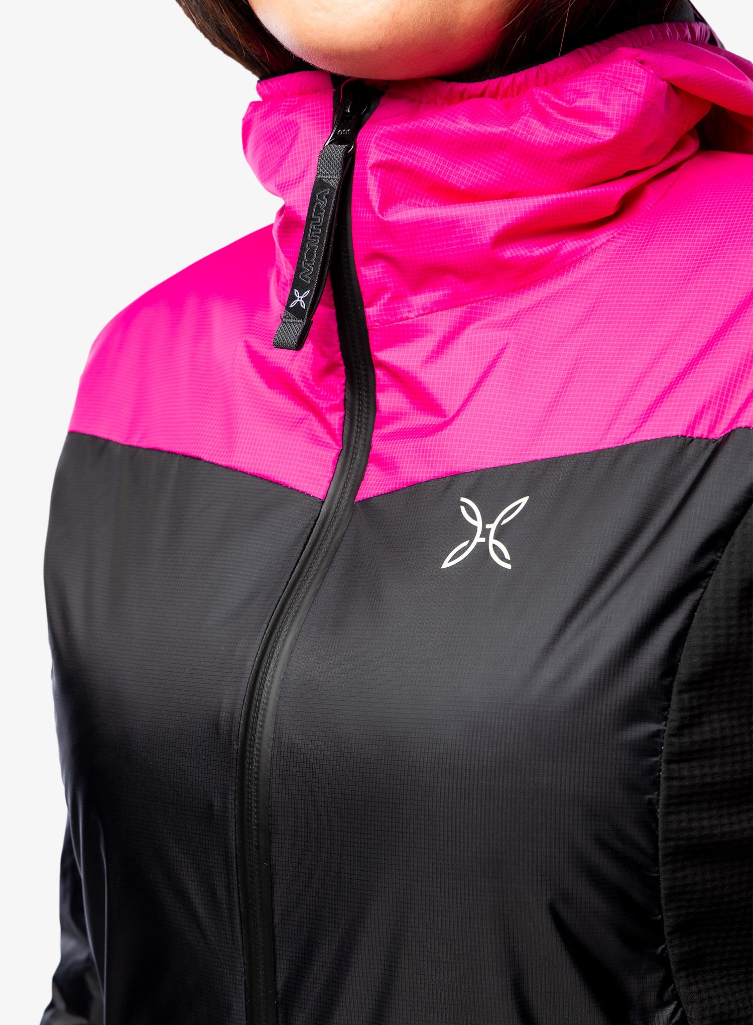 Hybridní bunda dámská Montura Escape Hybrid Jacket - black/intense violet