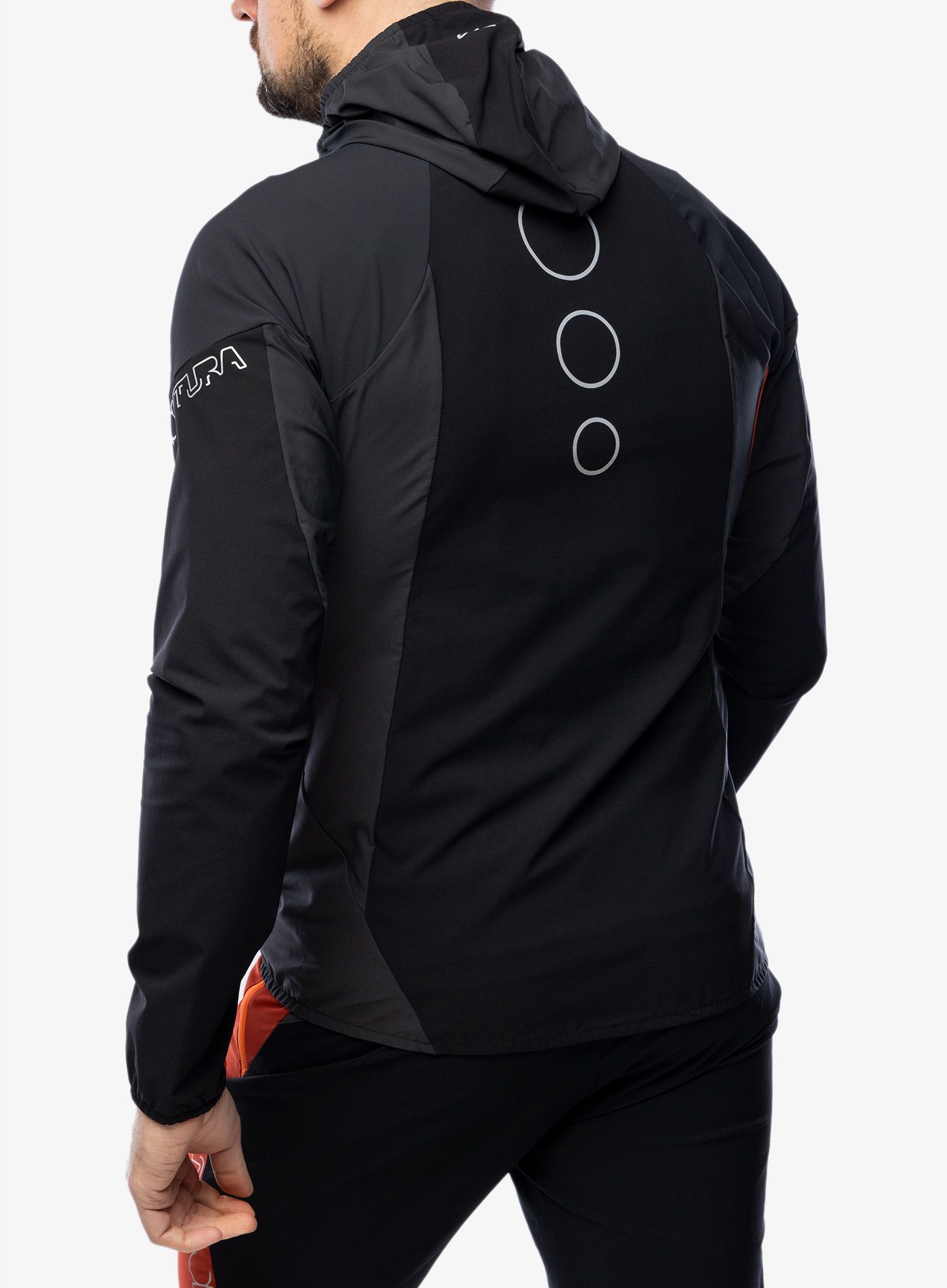 Větrovka Montura Flash Sky Jacket - black/bright orange