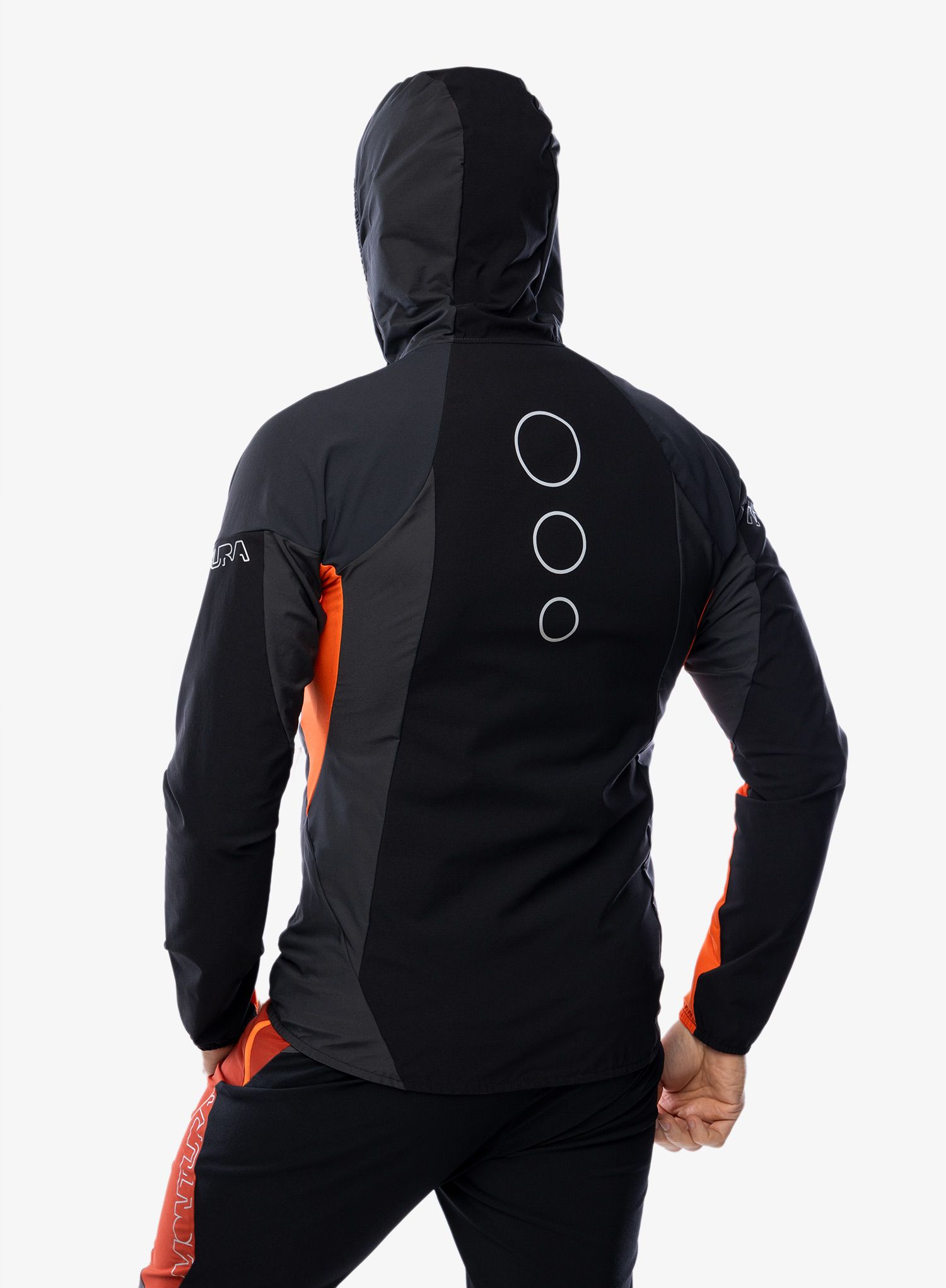 Větrovka Montura Flash Sky Jacket - black/bright orange