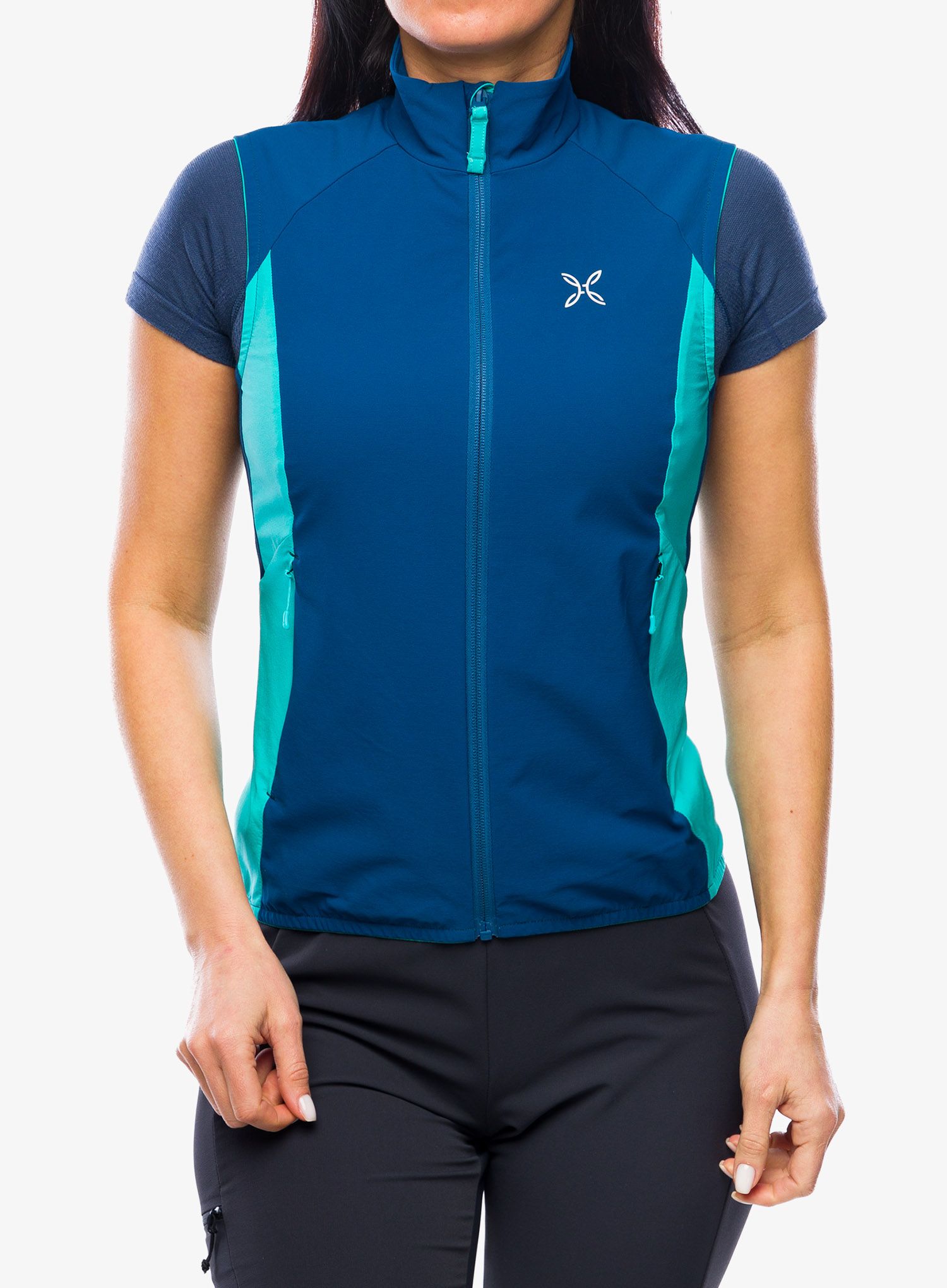 Vesta dámská Montura Flash Sky Vest - deep blue/light blue