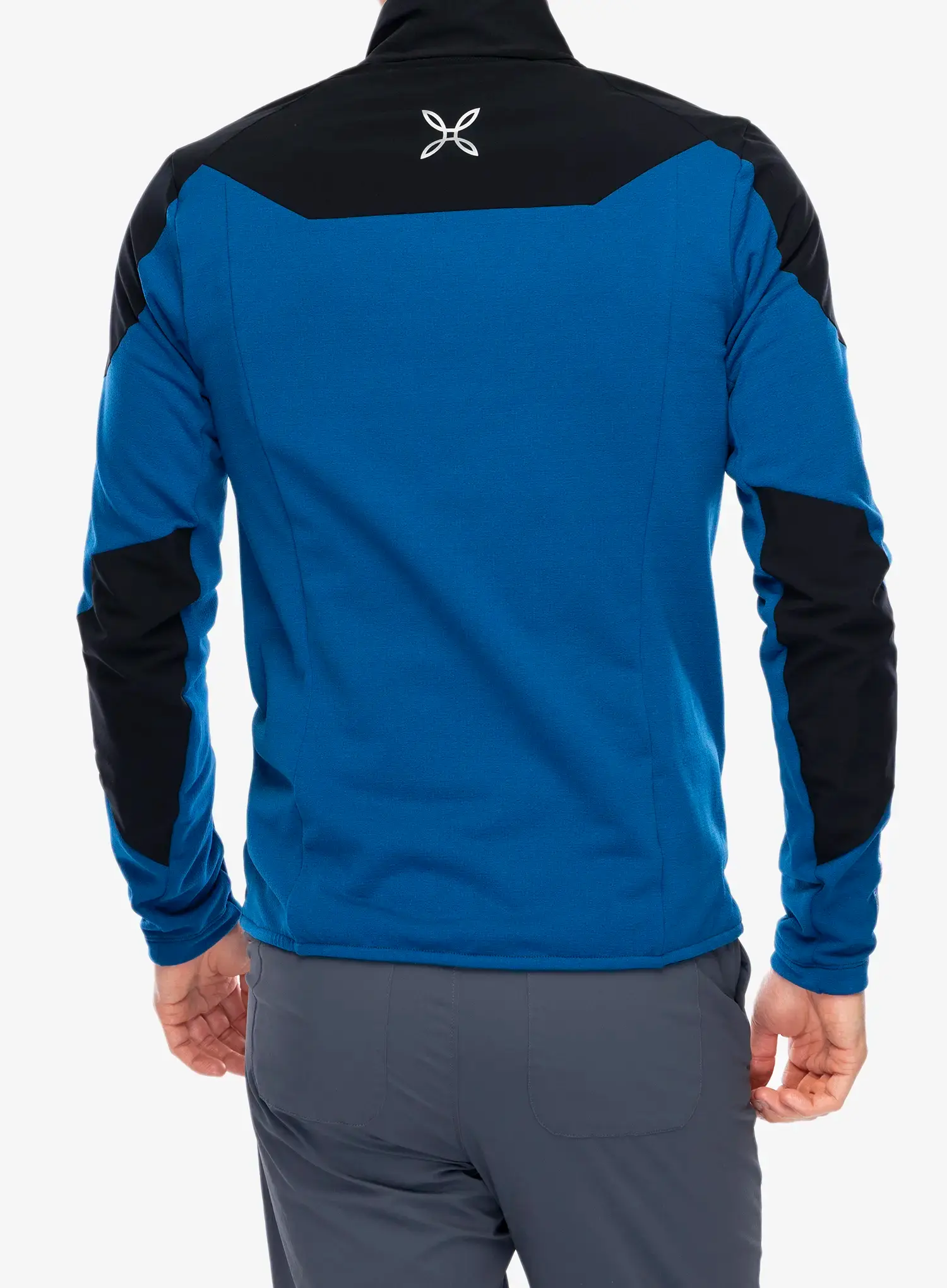 Rozepínací mikina Montura Force Maglia - deep blue/orange